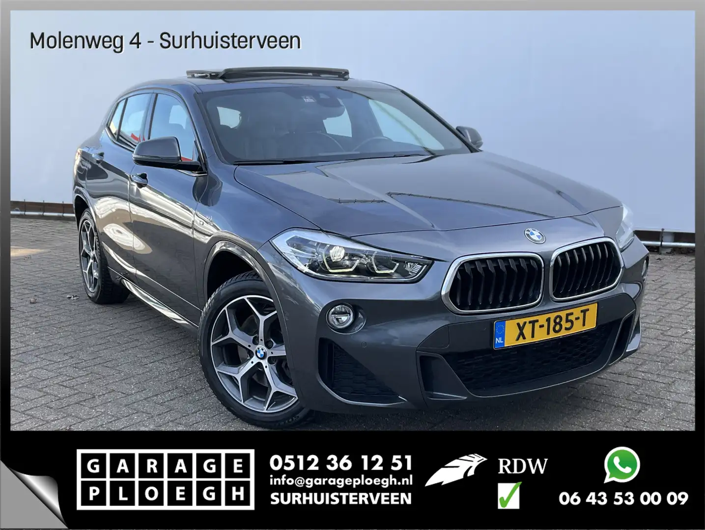 BMW X2 20i 192pk M-Sport Vol! Pano HUD LeerSport Zwarte H Gris - 1