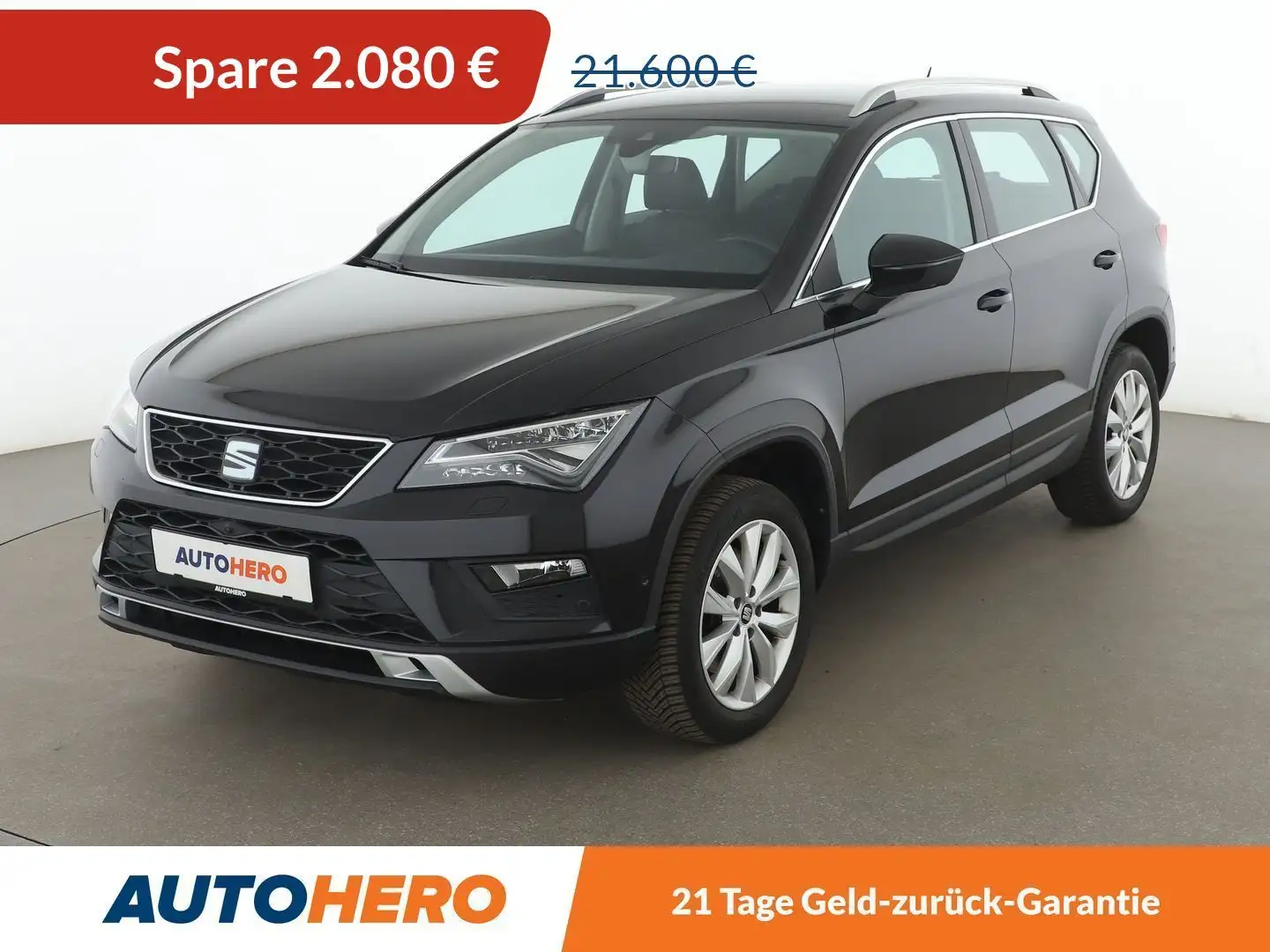 SEAT Ateca 1.4 TSI ACT Style 4Drive Aut.*NAVI*360°*LED*AHK* Schwarz - 1