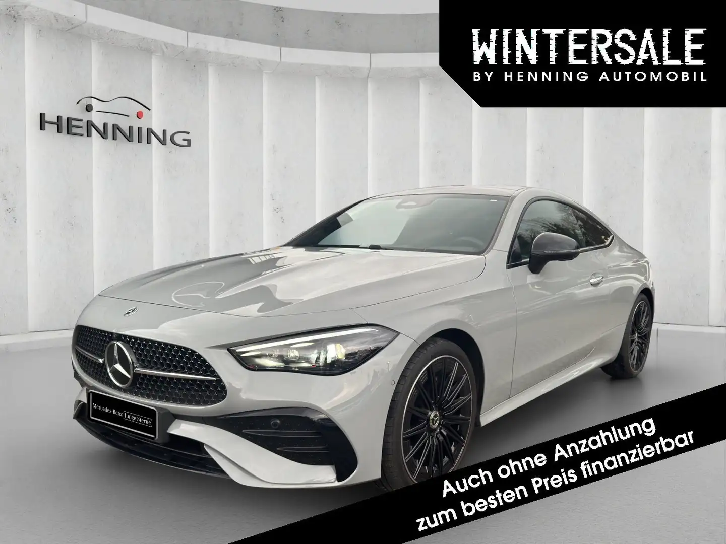 Mercedes-Benz CLE 300 AMG Premium 4M Night Pano 360° Burm 20" Gris - 1