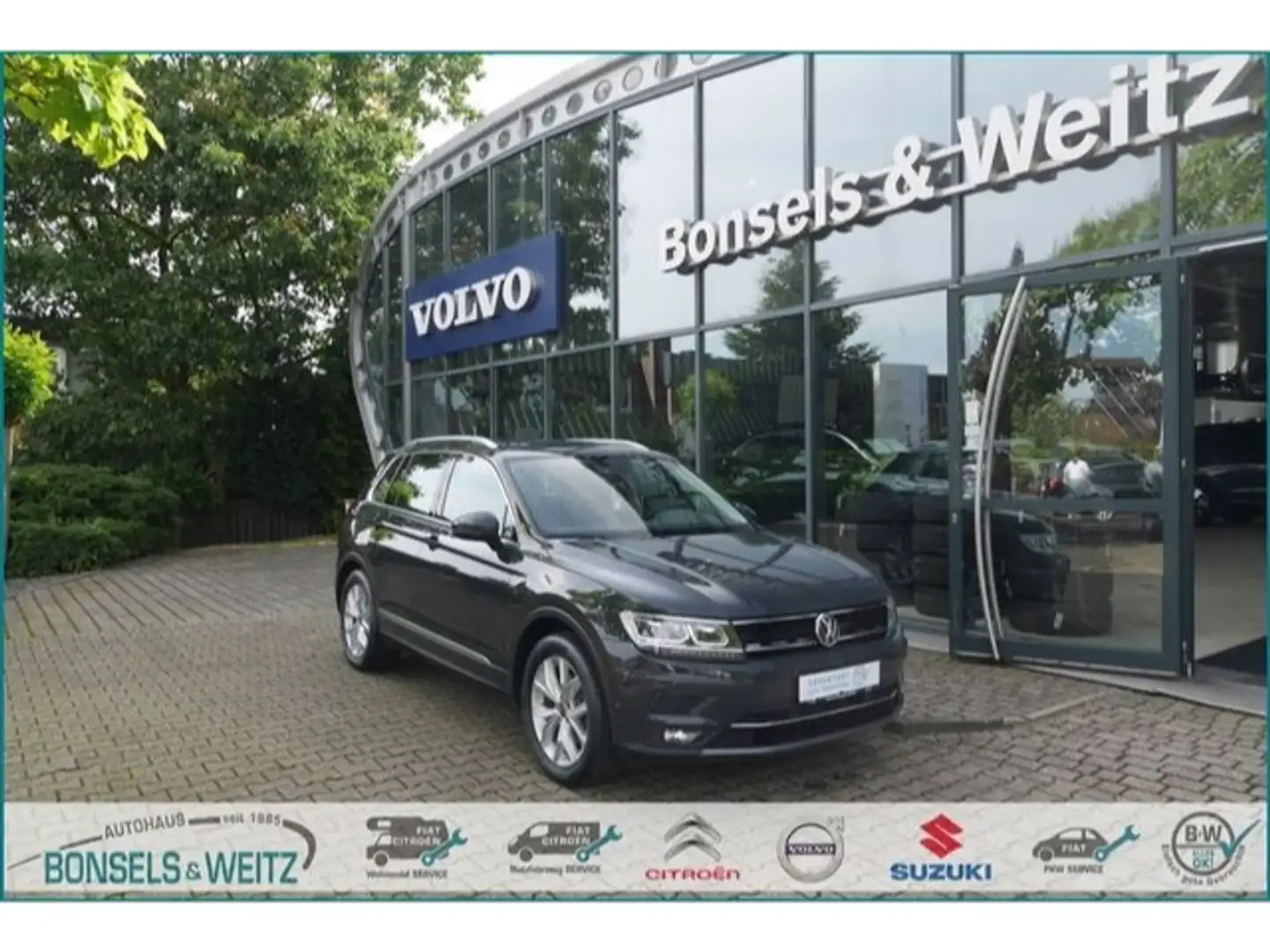 Volkswagen Tiguan 1.5 TSI BMT HIGHLINE OPF LED Navi AHK Gris - 1