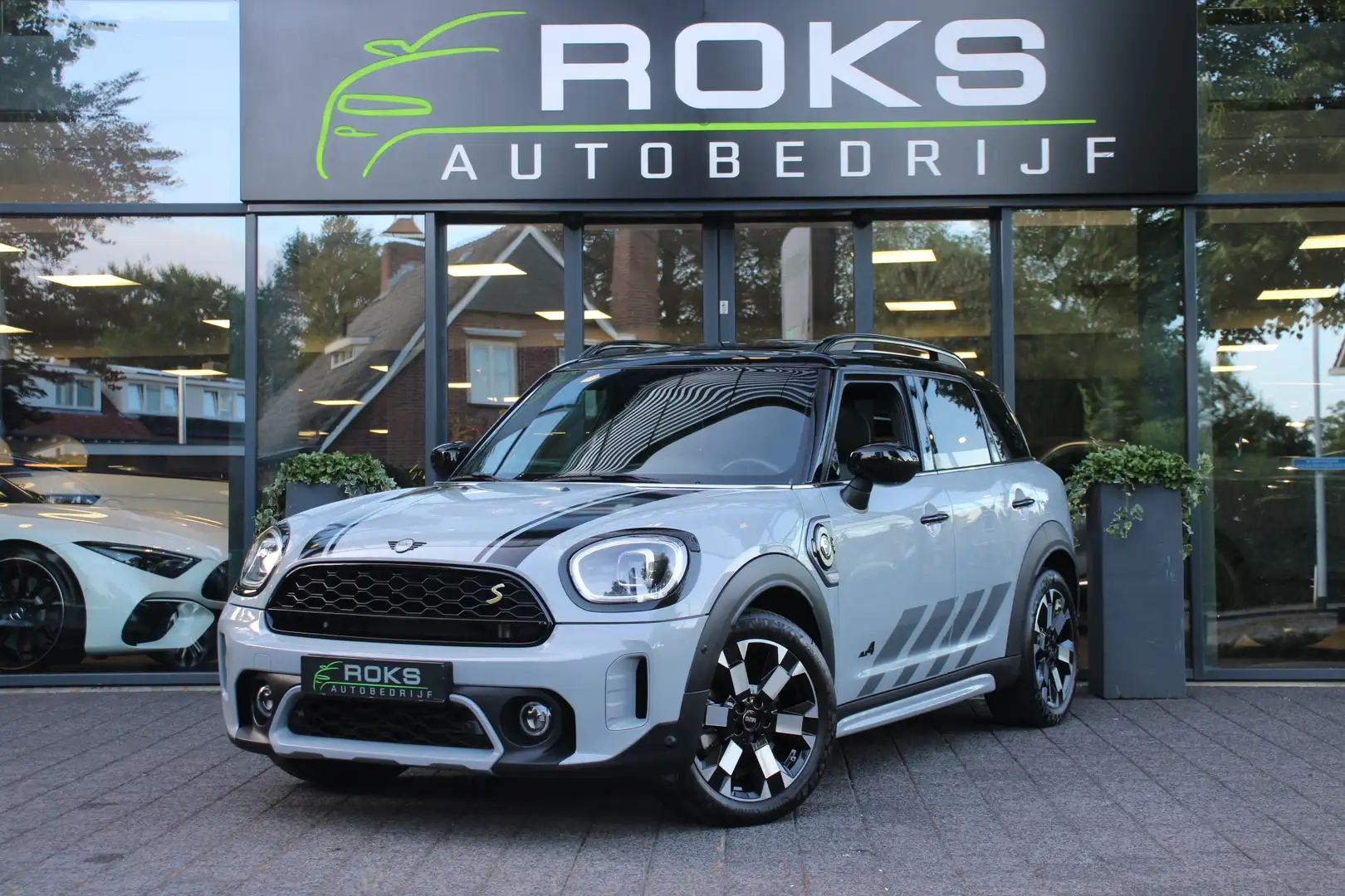 MINI Cooper SE Countryman Mini 2.0 ALL4 Untamed Edition Camera/Leder/Headup/ Grijs - 1