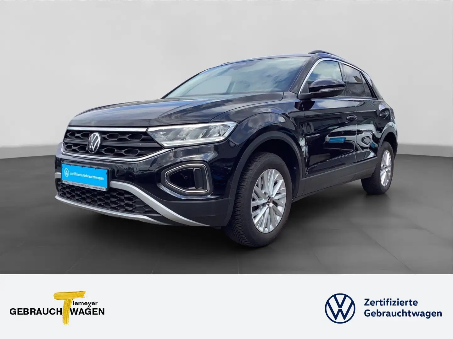 Volkswagen T-Roc 1.0 TSI LIFE LED SHZG KAMERA GJR Zwart - 1