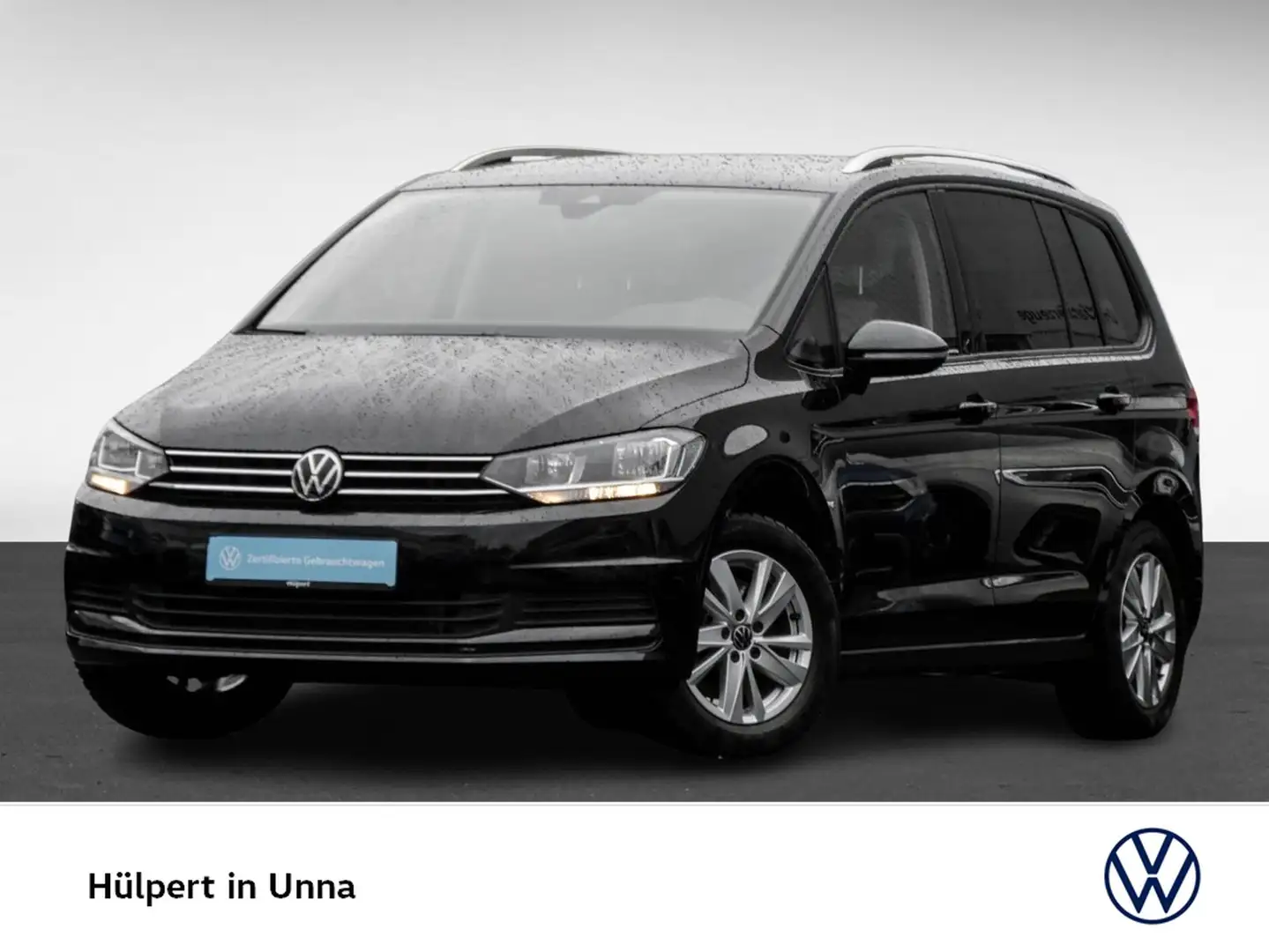 Volkswagen Touran 1.5 COMFORTLINE 7SITZE AHK CAM ACC NAVI Nero - 2