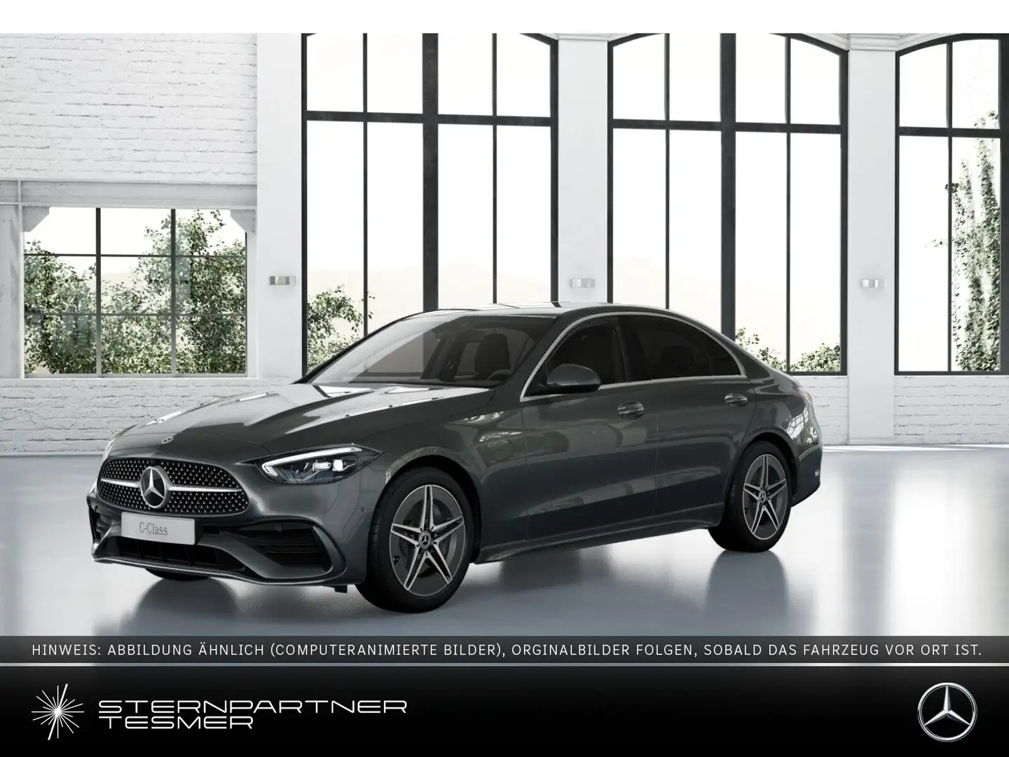 Mercedes-Benz C 300 AMG+MBUX+DISTRONIC+TOTW+AMBIENTE+KAMERA Grau - 1