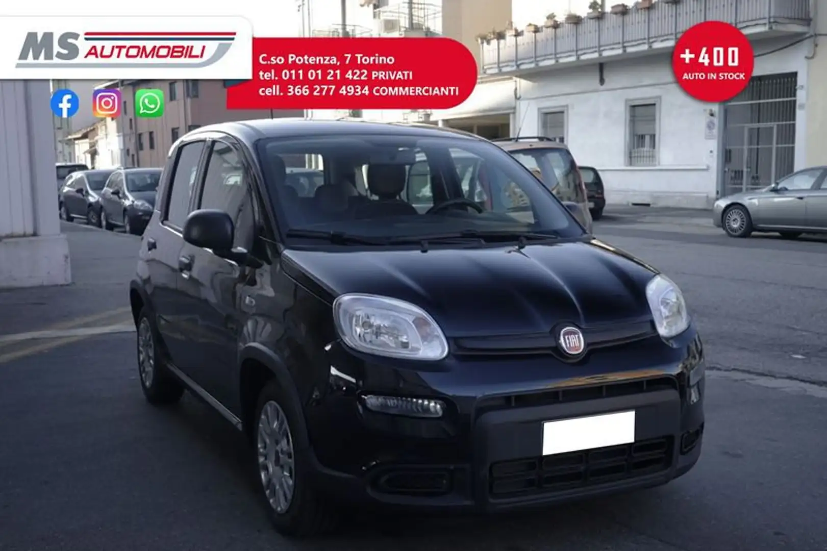 Fiat Panda 1.0 FireFly S&S Hybrid PROMOZIONE Unicoproprietar Nero - 1