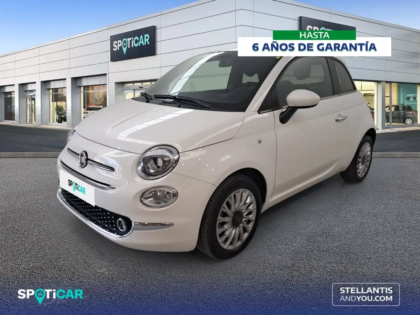 Fiat 500 1.0 Hybrid 51KW (70 CV) Dolcevita Blanc - 1