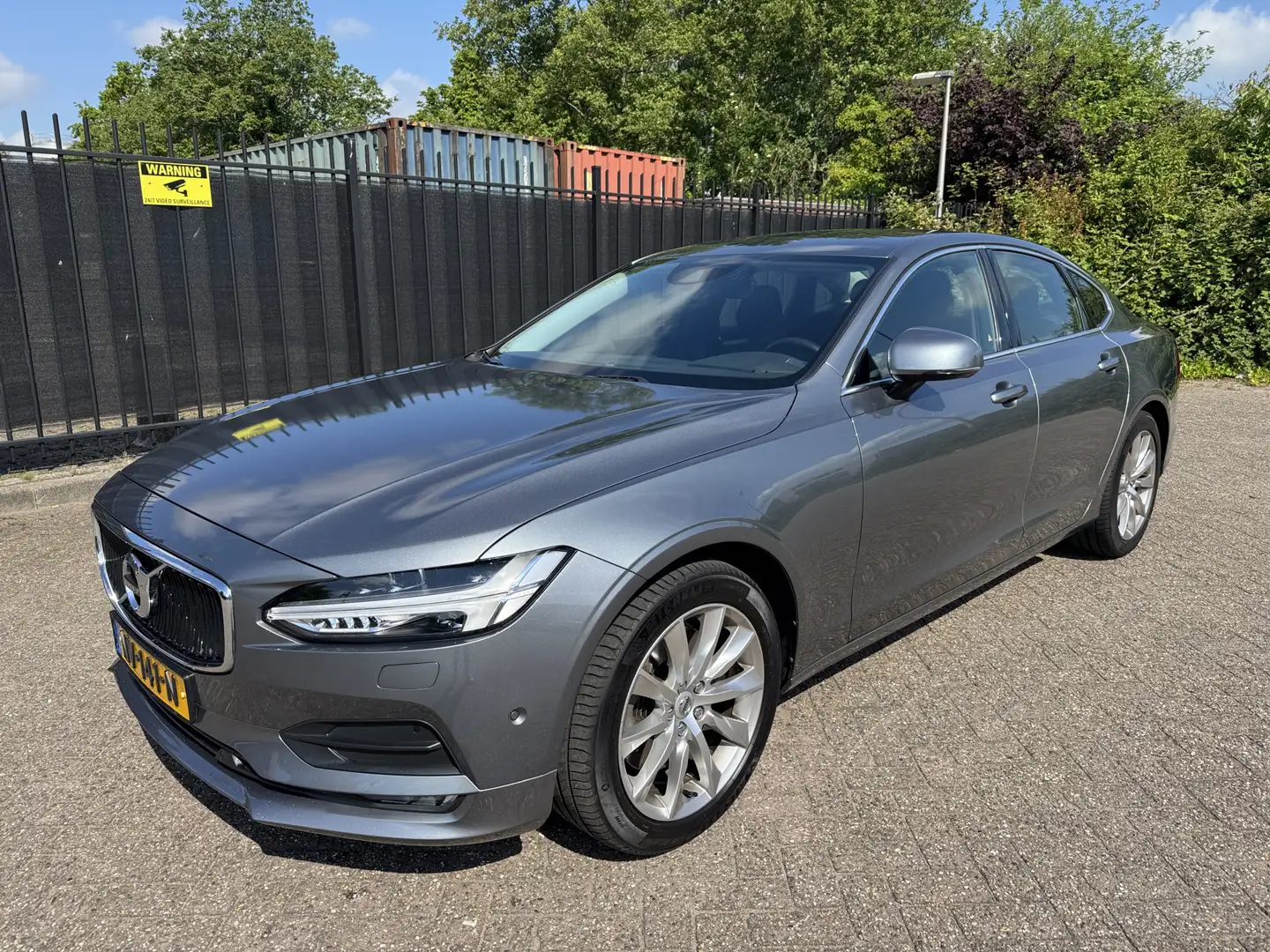 Volvo S90 2.0 T5 Autom/Tiptr Momentum Carplay/Navi/Leer/Stoe Gris - 1