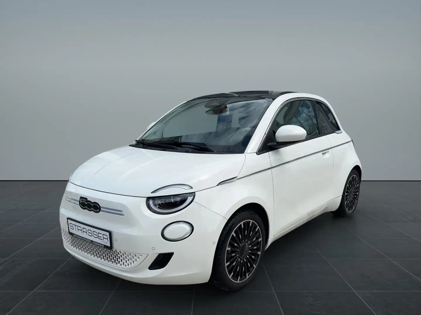 Fiat 500e La Prima Klima Navi Leder Rückfahrkamera Weiß - 1