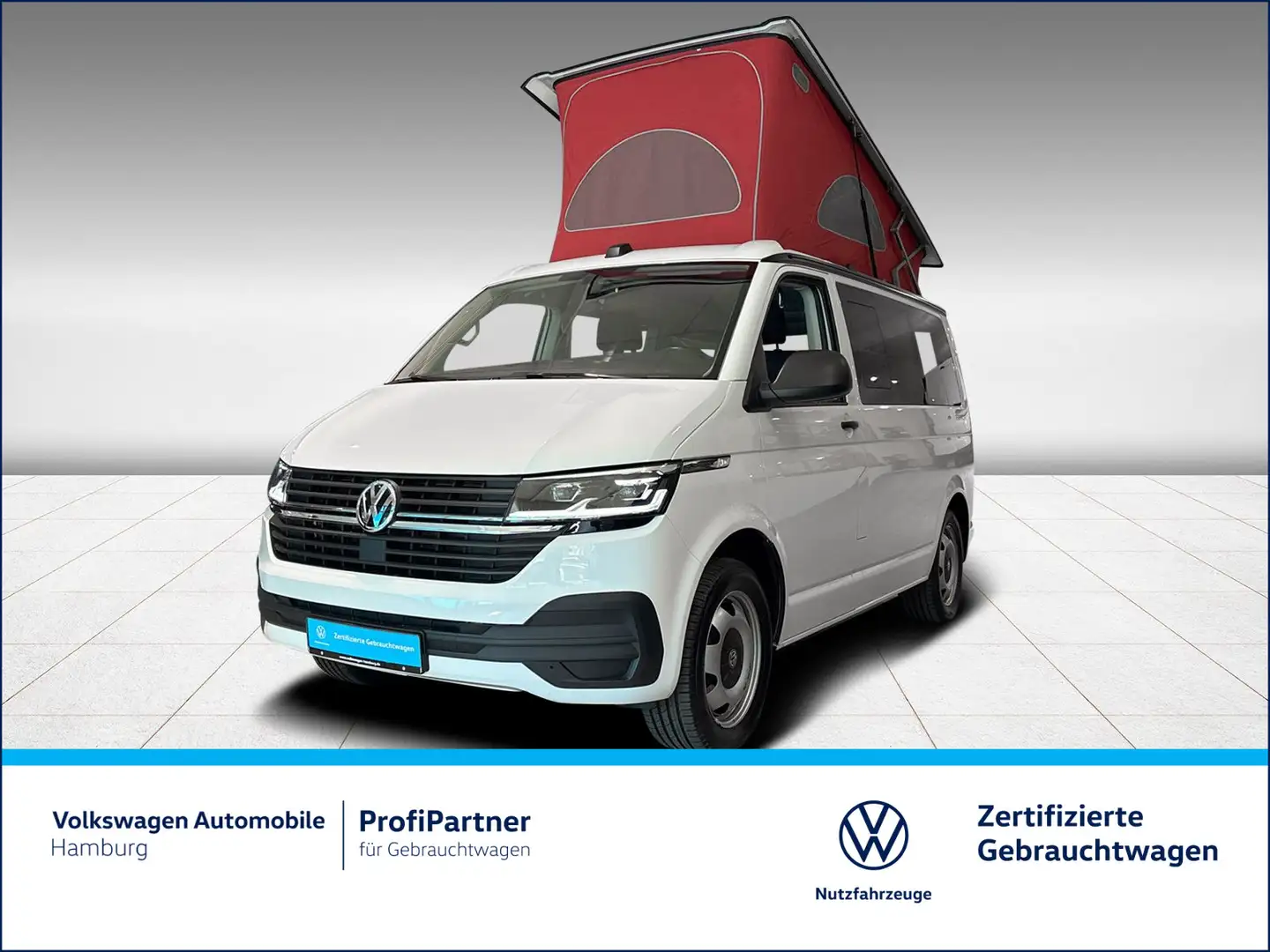 Volkswagen T6.1 California 2.0 TDI Beach Camper Navi LED Weiß - 1