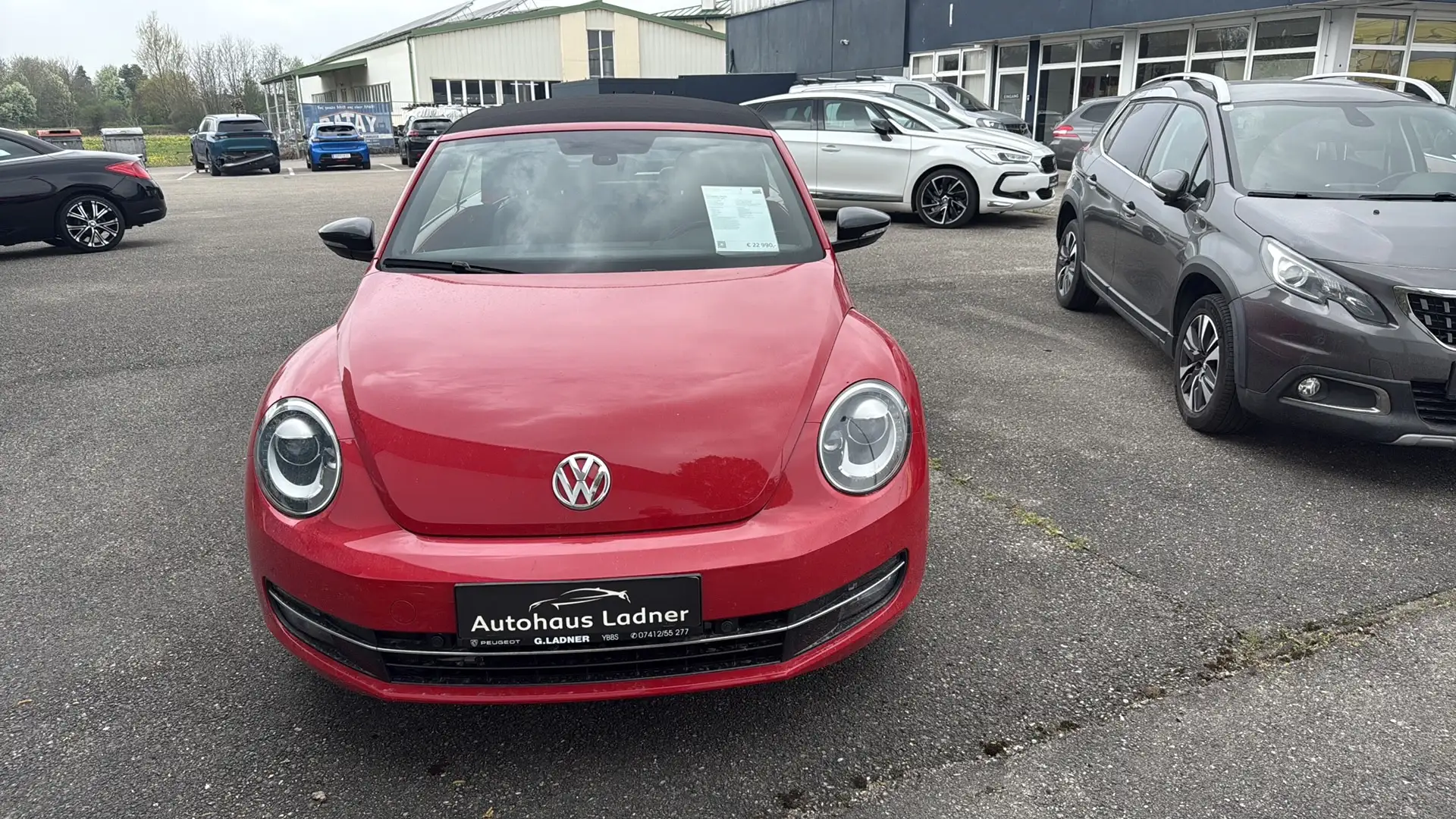 Volkswagen Beetle Cabrio 2,0 TDI BMT Sport Rot - 2