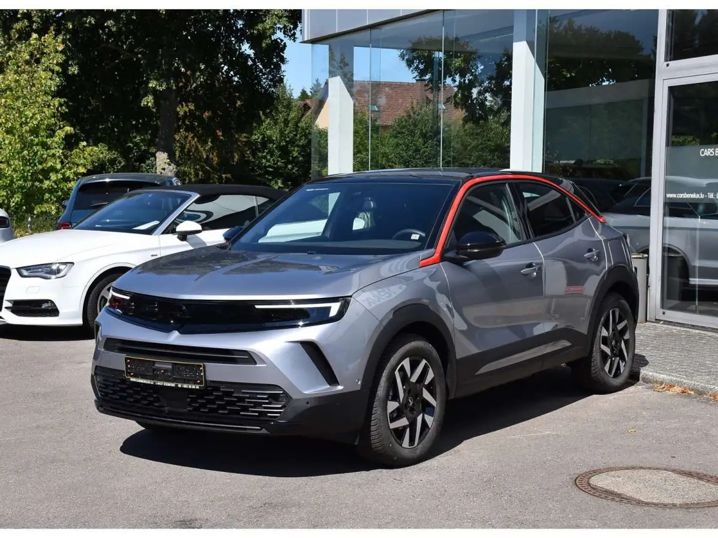 Opel Mokka-E 136 GS REGUL GPS LANE SIDE CAM 1 MAIN Gris - 2