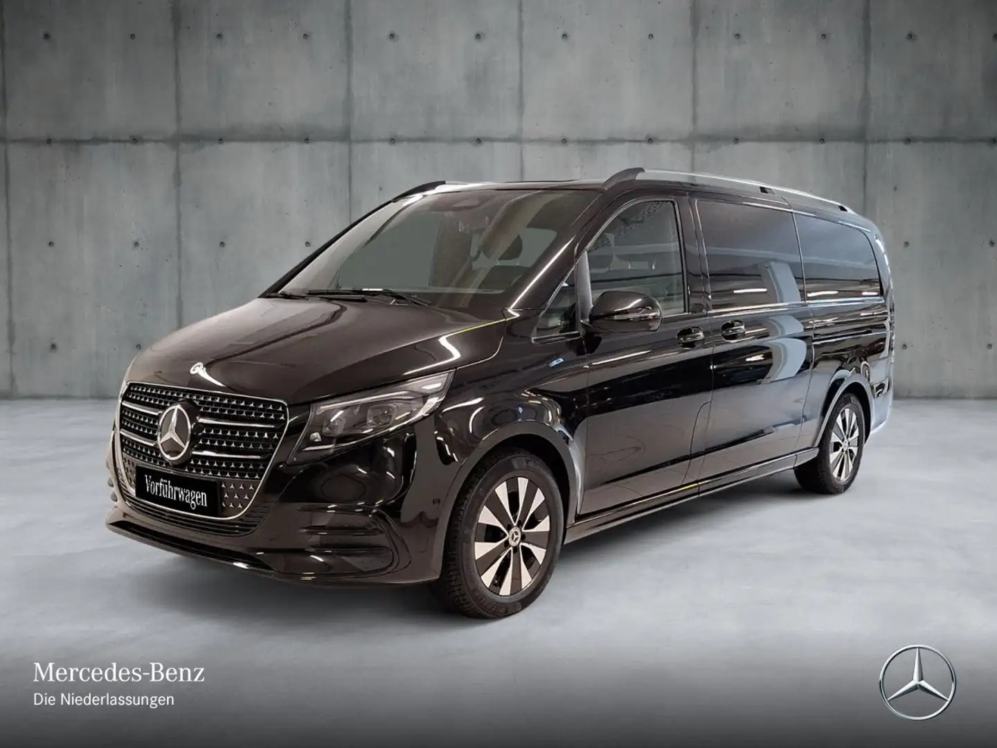 Mercedes-Benz V 300 d 4M XL AVANTGARDE+Allrad+AMG+9G+Klimaautom Schwarz - 2