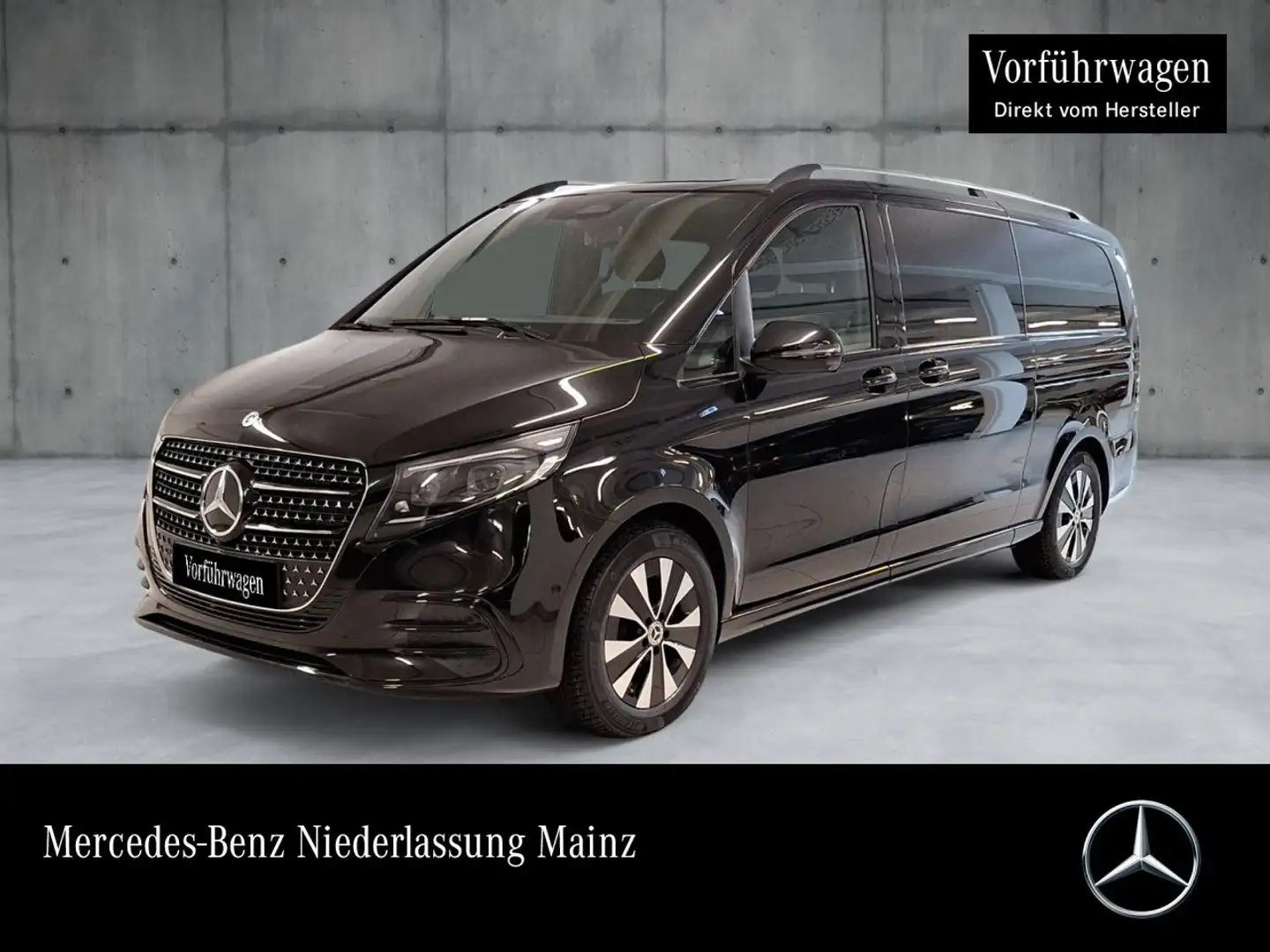 Mercedes-Benz V 300 d 4M XL AVANTGARDE+Allrad+AMG+9G+Klimaautom Schwarz - 1