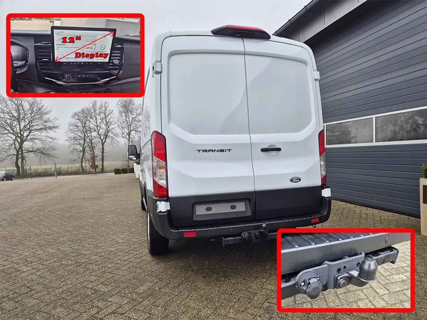 Ford Transit L2H2 2.0 EcoBlue 130PS Trend 3,5t 3-Sitzer AHK ... Weiß - 1