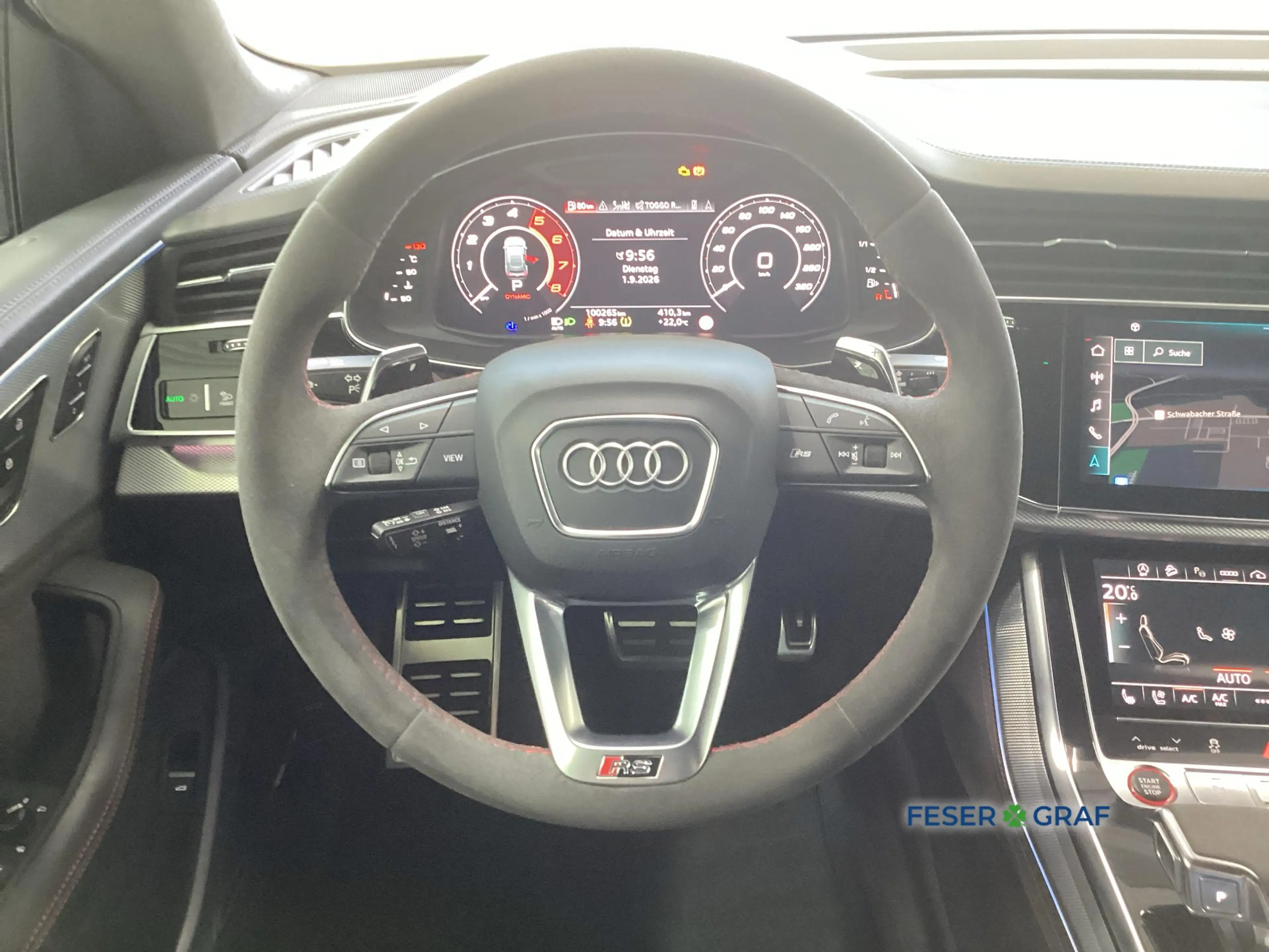 Audi RS Q8 Keramik Pano Stdhz. Matrix 360° HUD Carbon — photo 7