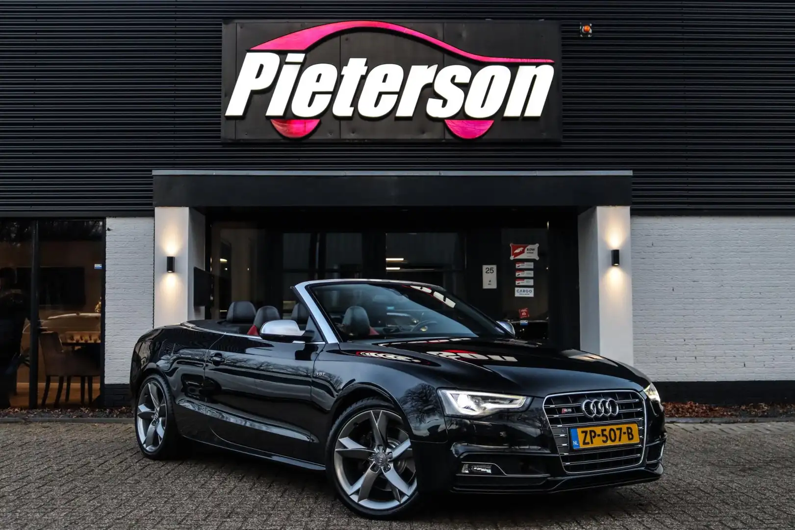 Audi S5 Cabriolet 3.0 TFSI Quattro ACC LEDER XENON KEYLESS Zwart - 1