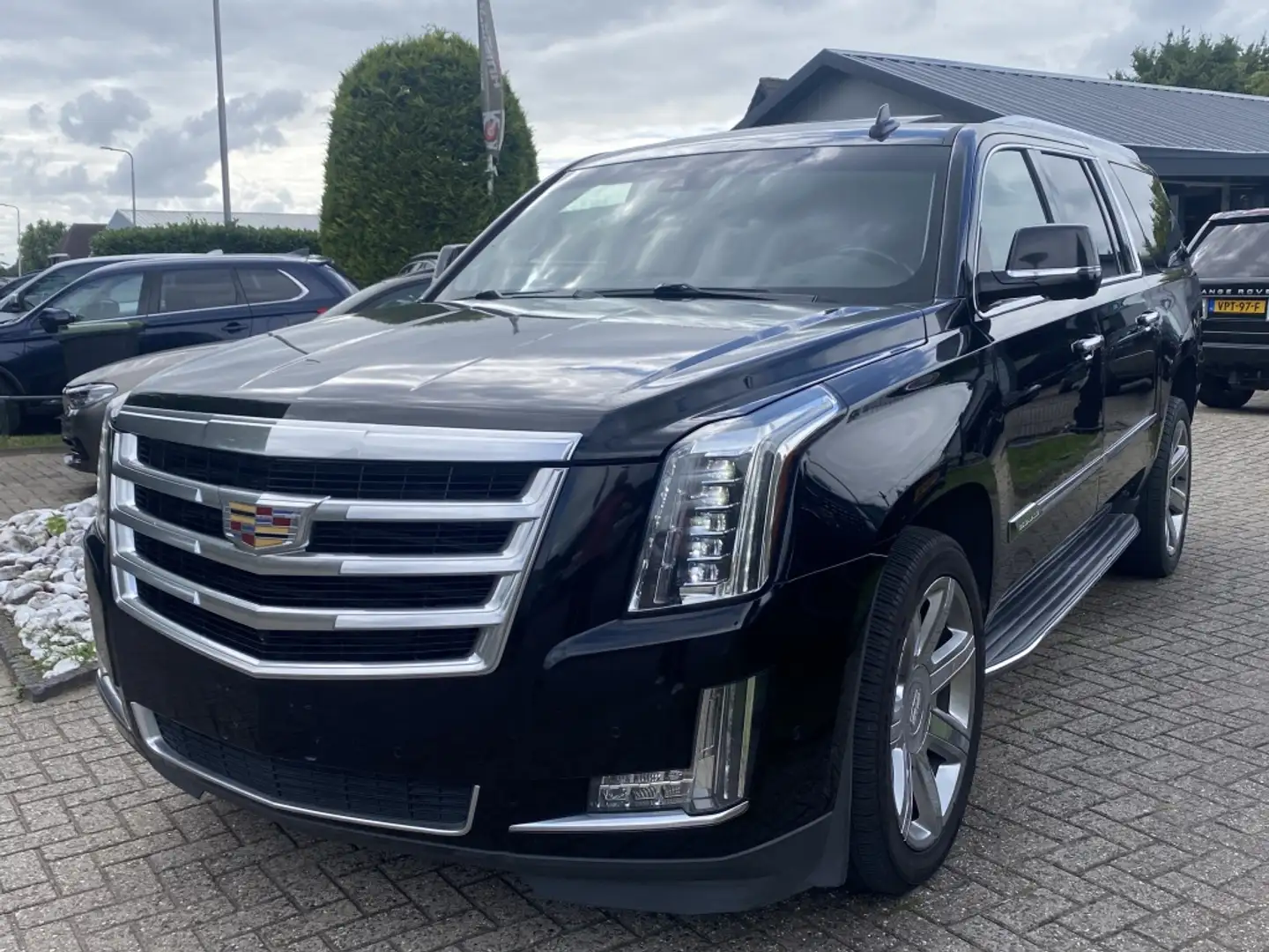 Cadillac Escalade ESV 6.2 V8 Luxury 2017 DUITS KENTEKEN Czarny - 1