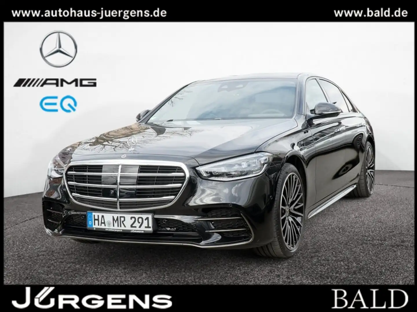 Mercedes-Benz S 450 d 4M L AMG-Sport/Pano/Burm3D/Stdhz/Distr Czarny - 1
