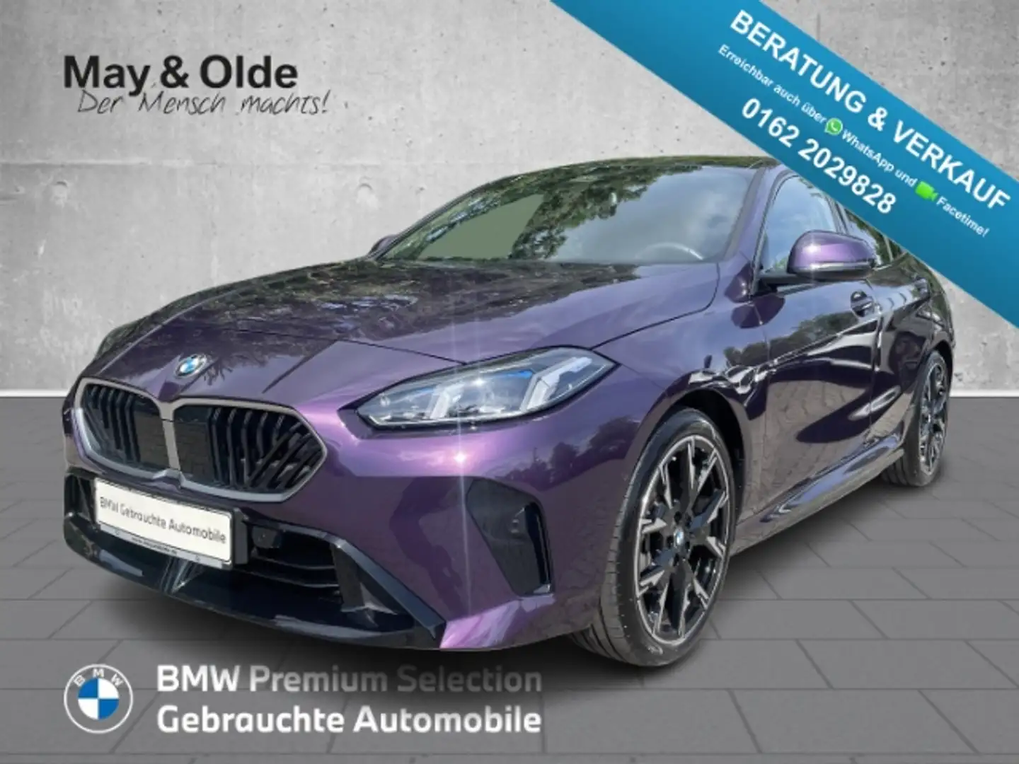 BMW 120 i M Sport LED ACC Massage Leder Driv. Ass.+ Navi Violett - 1
