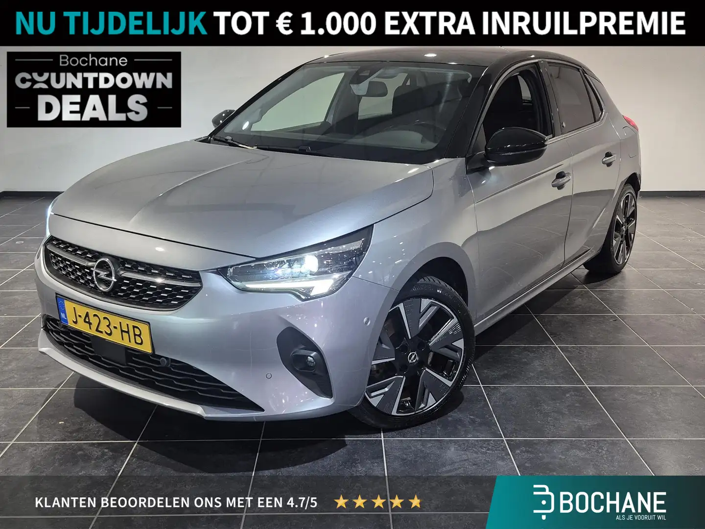 Opel Corsa-e Elegance 50 kWh Navigatie | Achteruit rij camera | Gris - 1