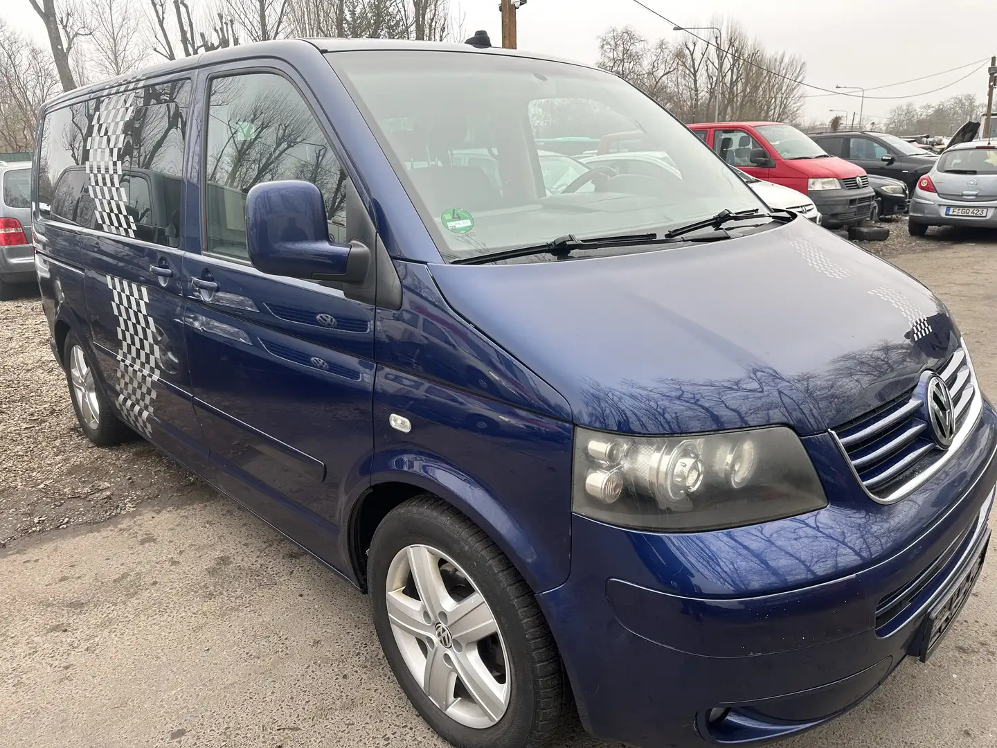 Volkswagen T5 Multivan Comfortline 2,5 TDI 174 PS STANDHEIZUNG NAVI KLIMA Blauw - 1