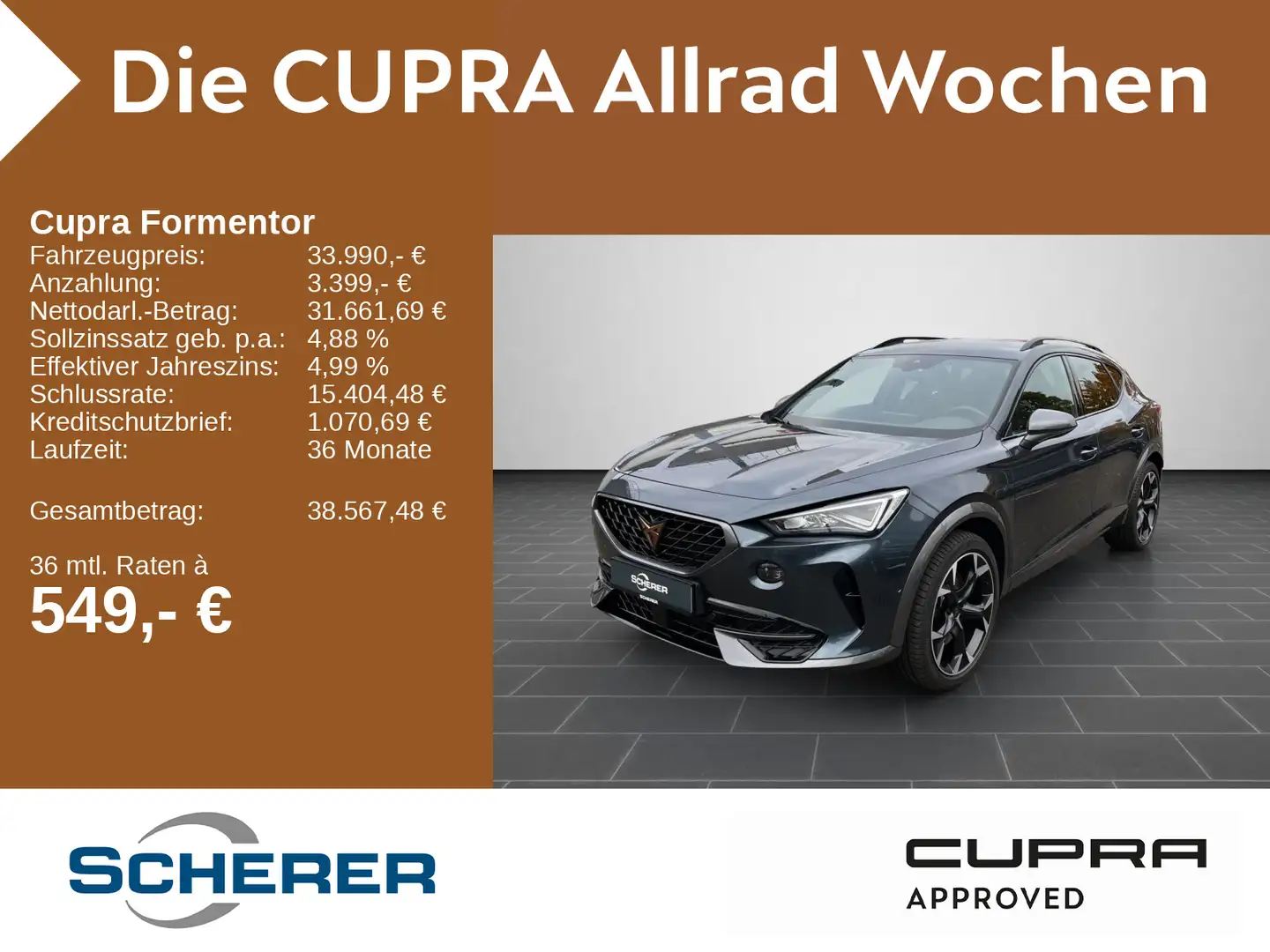 CUPRA Formentor VZ 2.0 TFSI Grau - 1