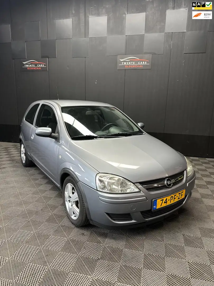 Opel Corsa 1.4-16V Maxx | Airco | Nieuwe APK | Grijs - 1