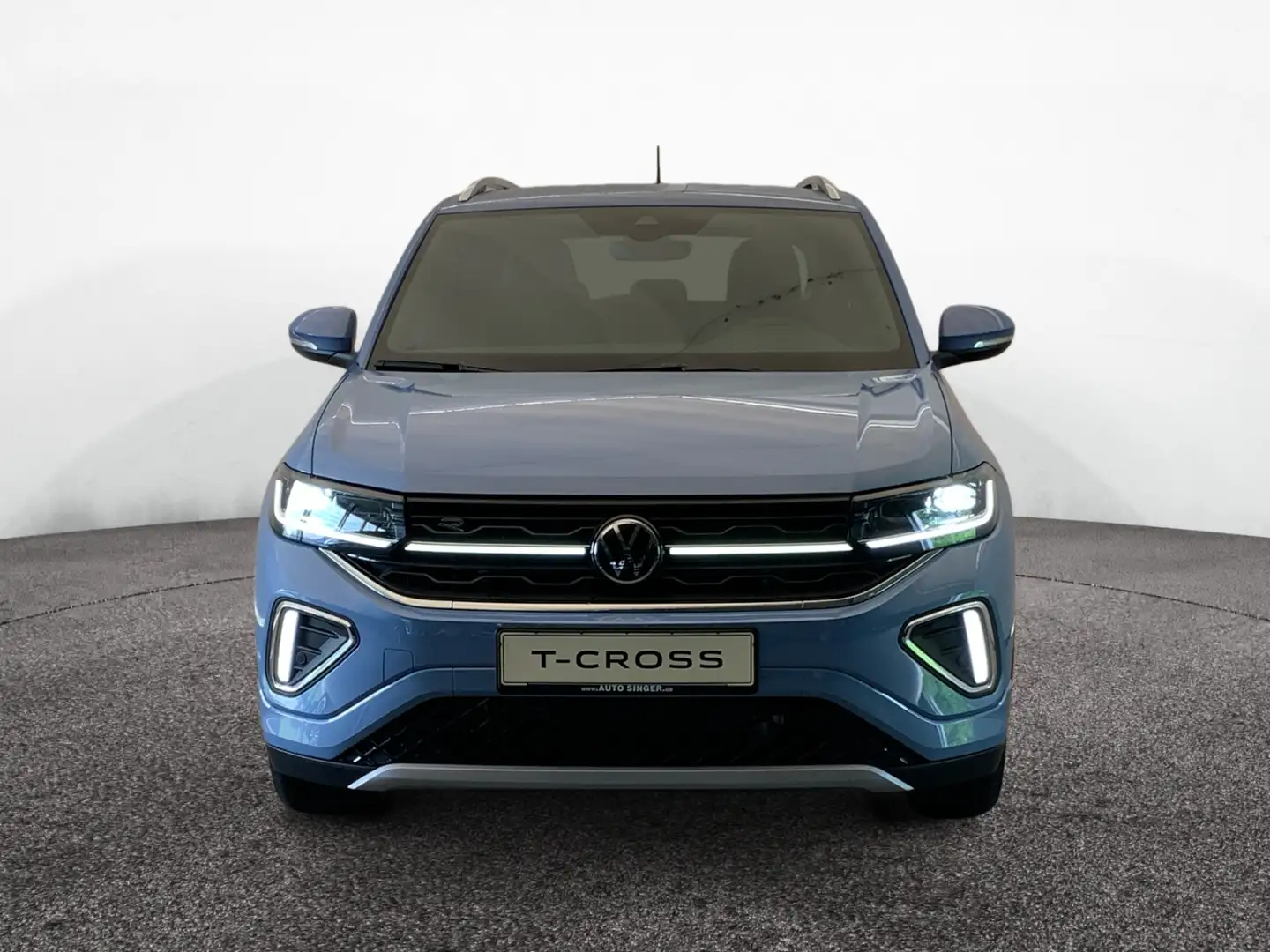 Volkswagen T-Cross R-Line 1.0 TSI DSG AHK*ACC*NAVI*CAM Blue - 2