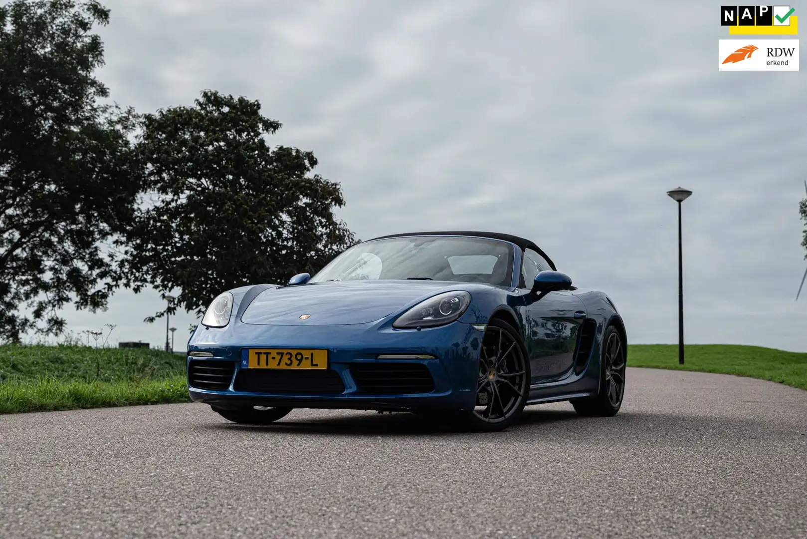 Porsche 718 Boxster 2.0 299PK - SPORTUITLAAT - SPORTCHRONO - E Blau - 1