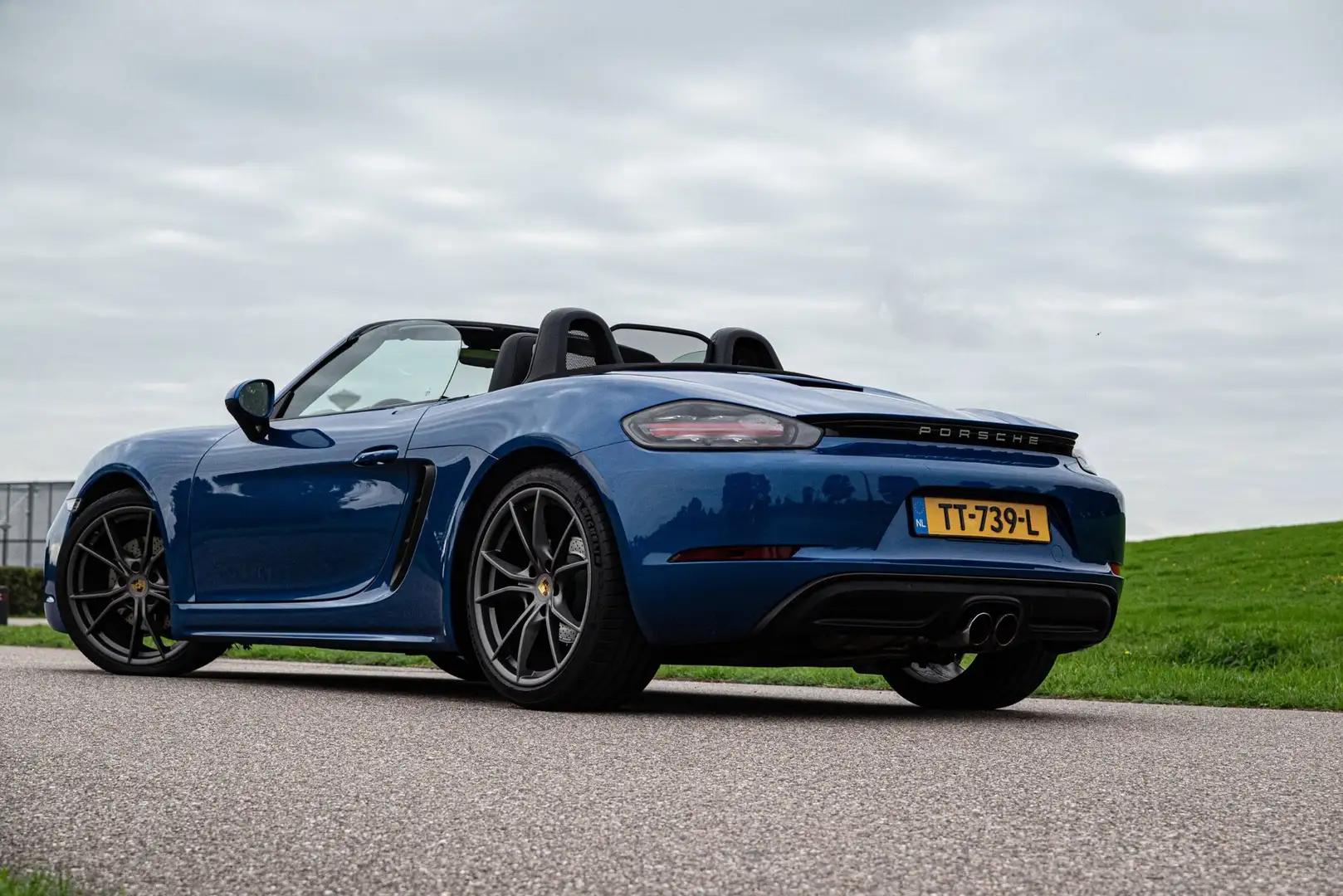 Porsche 718 Boxster 2.0 299PK - SPORTUITLAAT - SPORTCHRONO - E Blau - 2