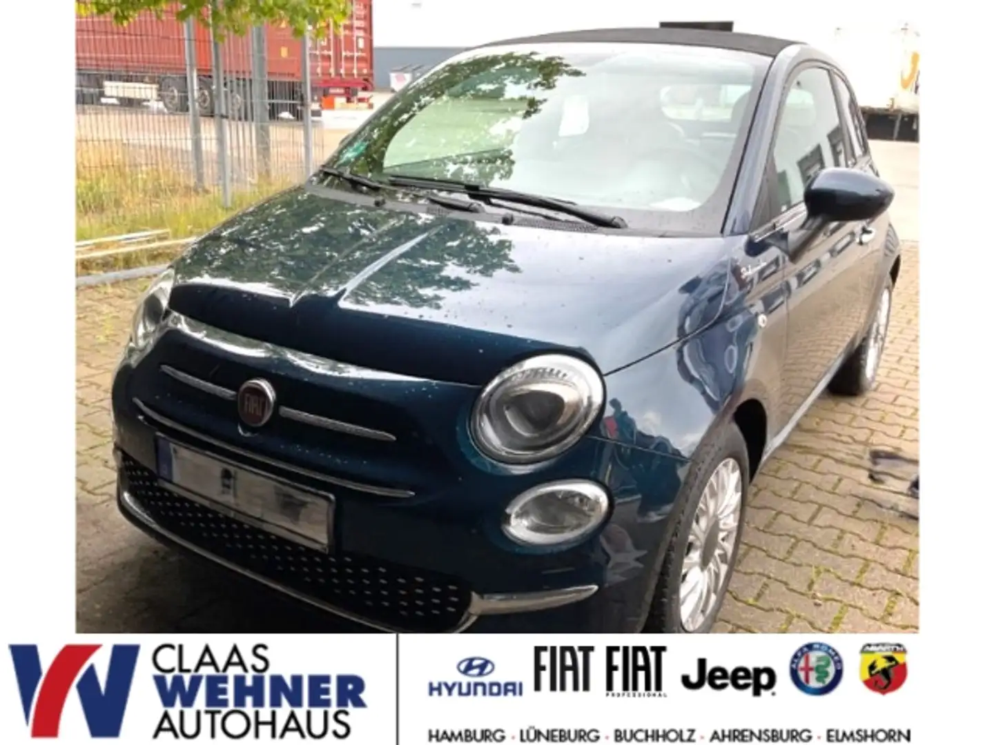 Fiat 500C Dolcevita 1.0 Hybrid MY21 UConnect DAB elektr. Ein Blau - 1