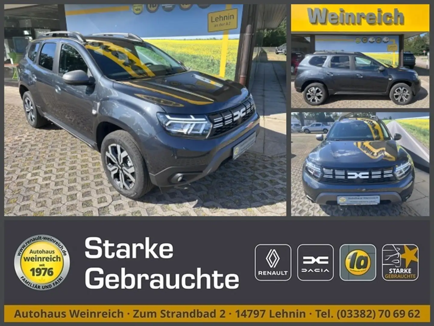 Dacia Duster Automatik mit Klima & Navi Klima Navi Grau - 1