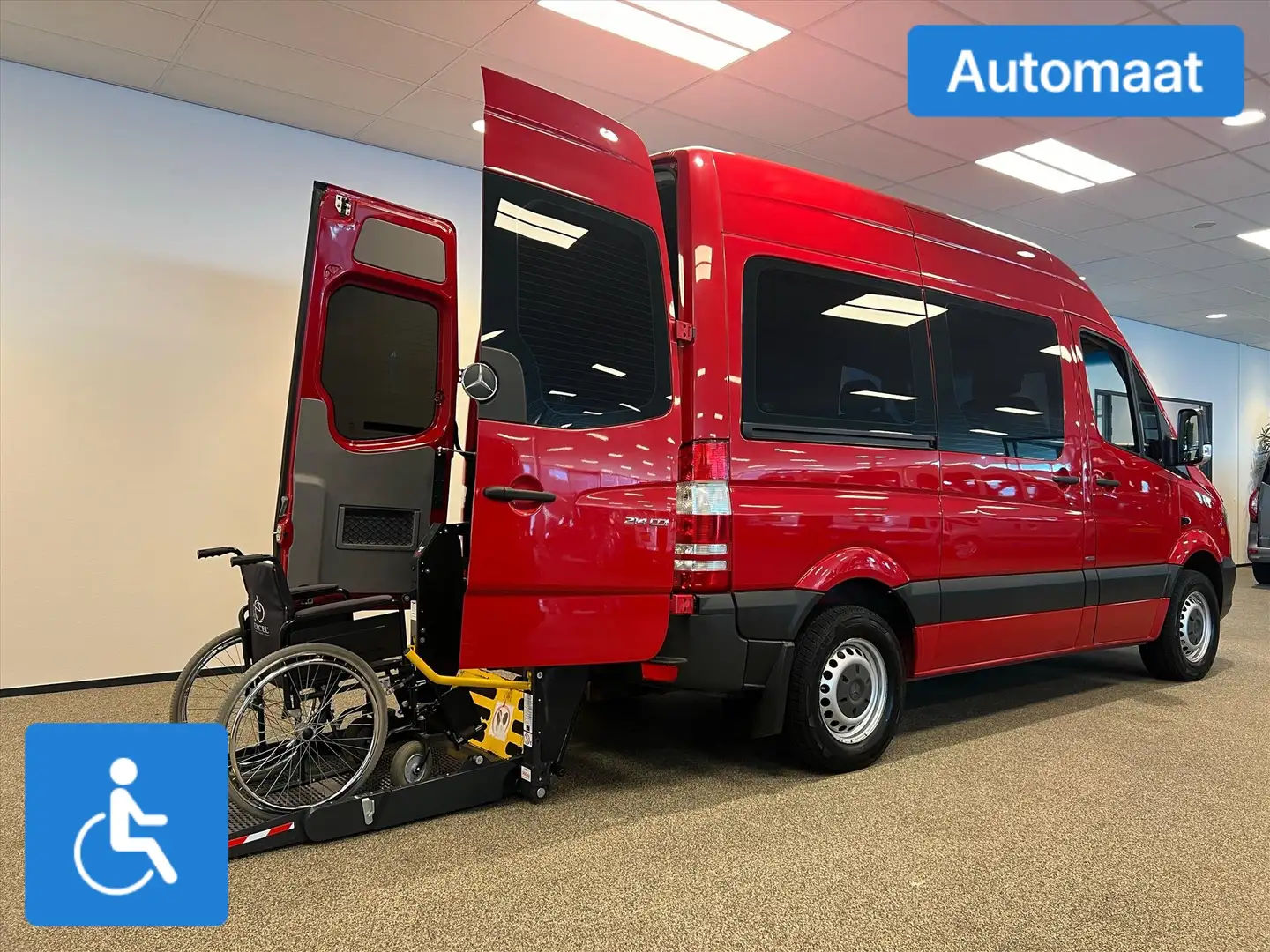 Mercedes-Benz Sprinter L1H2 Rolstoelbus Automaat Rojo - 2