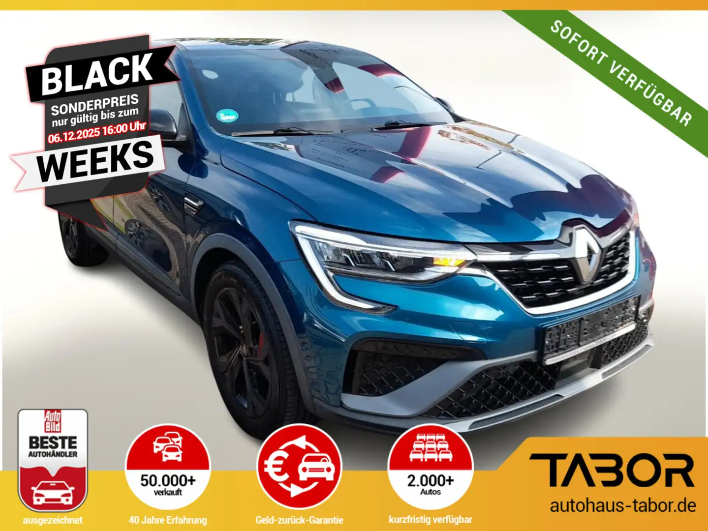 Renault Arkana TCe 160 EDC R.S. Line Leder Nav ACC Kam Blau - 1