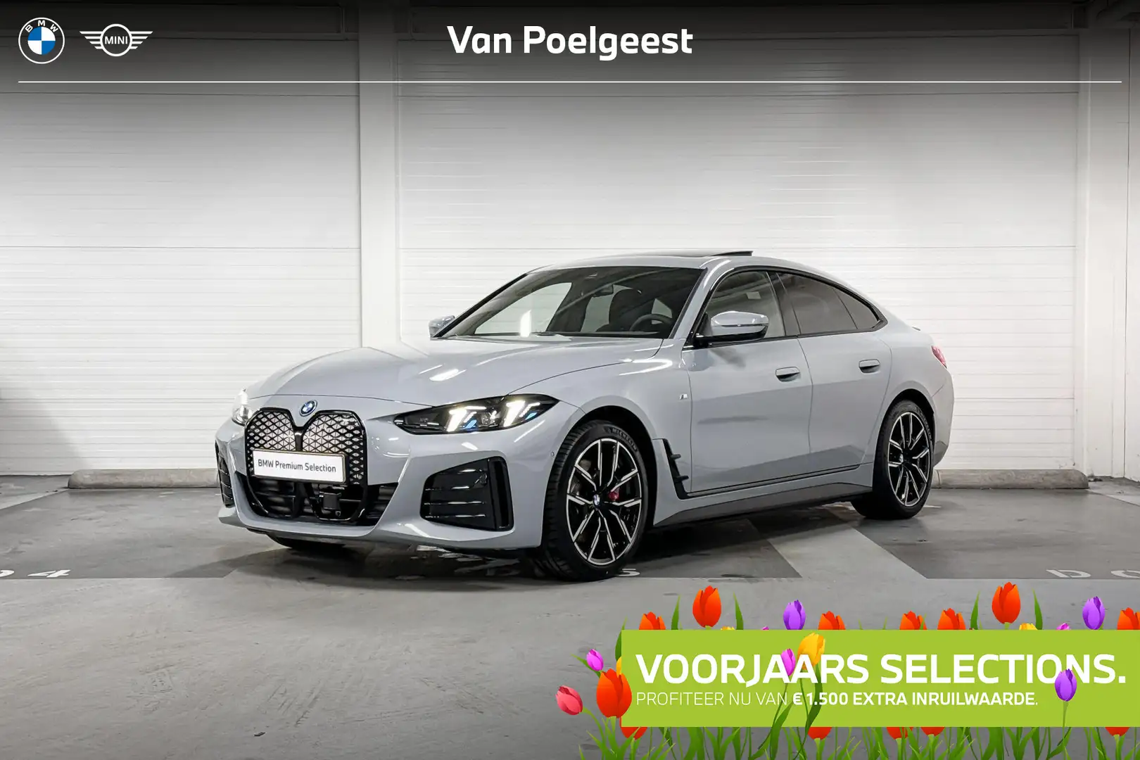 BMW i4 eDrive35 | M-Sport Pro | Comfort Pack | Laser Acht Grijs - 1