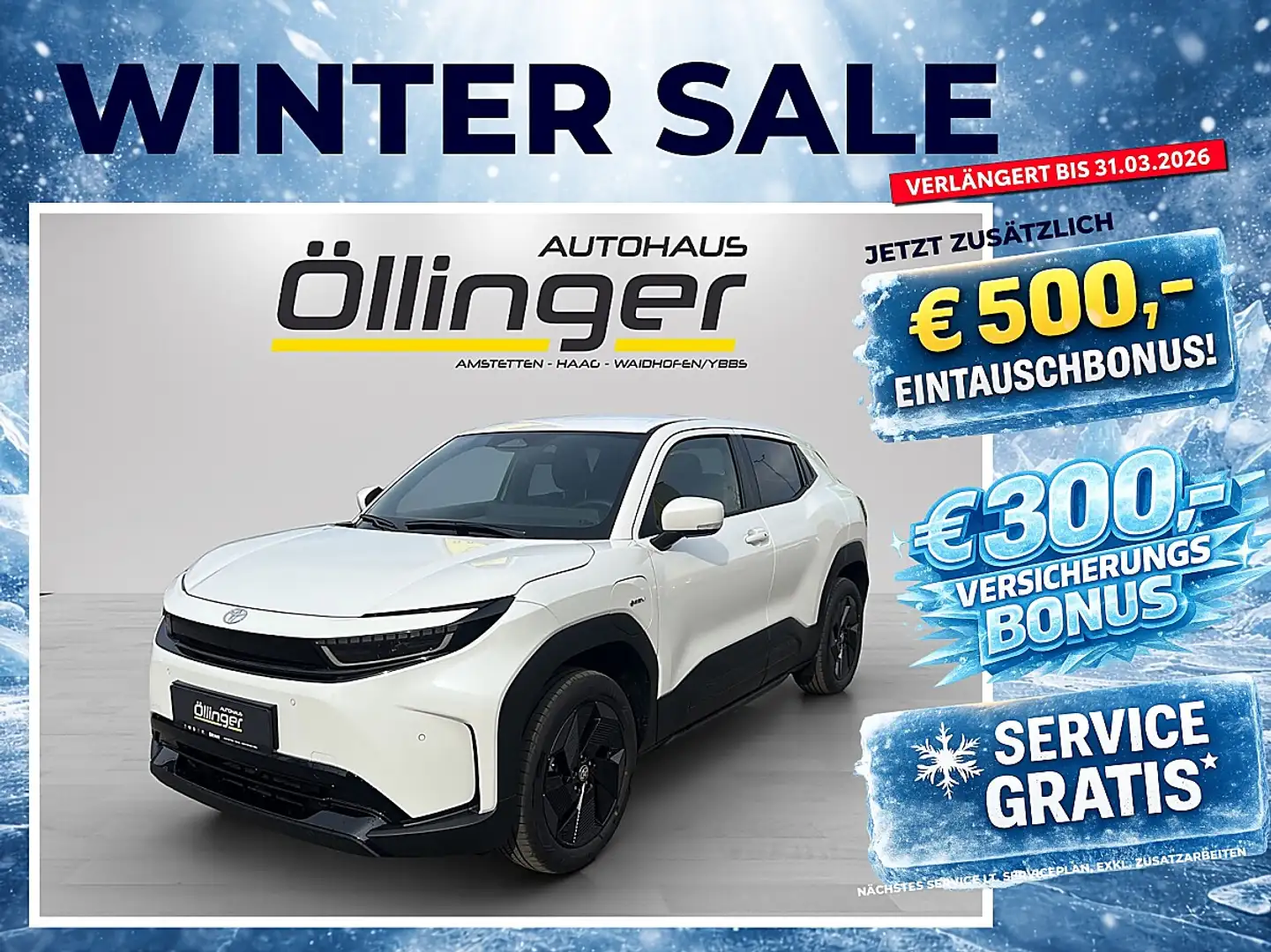 Toyota Urban Cruiser Elektro AWD 61kWh Teamplayer Aut. Weiß - 1