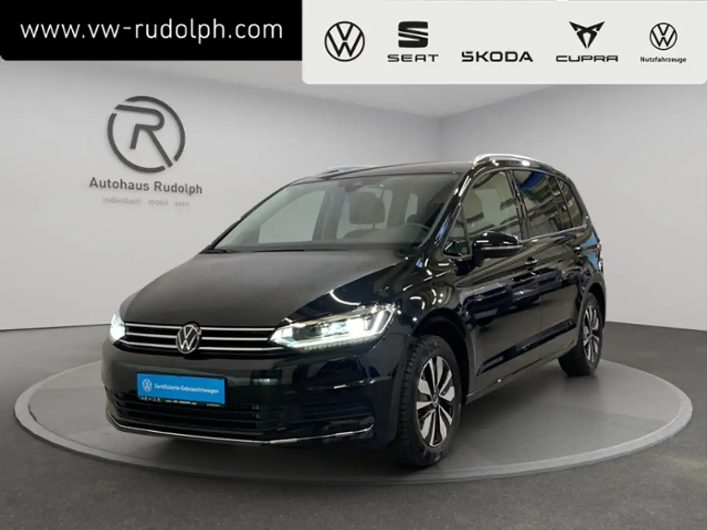 Volkswagen Touran 1.5 TSI DSG Goal / Navi LED AHK Schwarz - 1