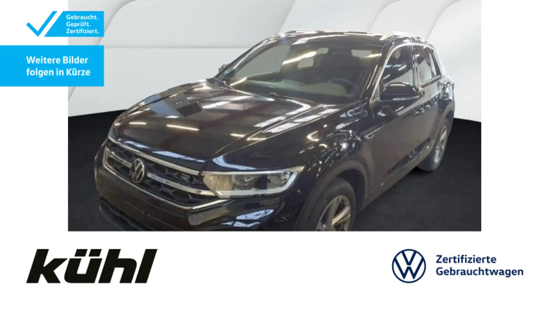 Volkswagen T-Roc 1.5 TSI DSG R line LED+/ACC/Kamera/App/Nav Schwarz - 1