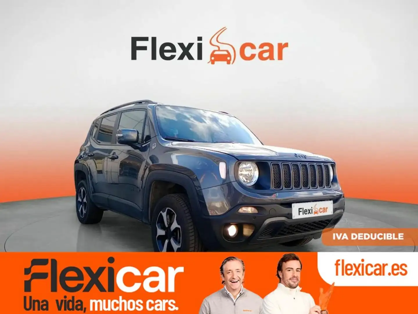 Jeep Renegade Trailhawk 4xe 1.3 PHEV 177kW(240CV) AT Gris - 1