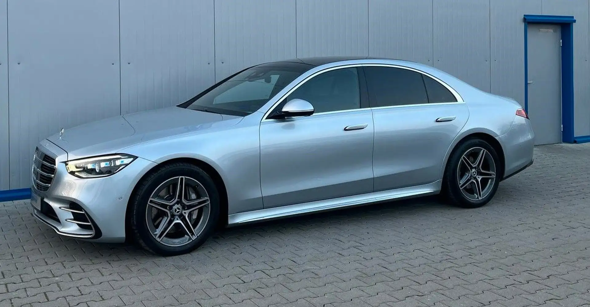 Mercedes-Benz S 350 S350d 4M AMG-LINE PANO MULTIBEAM 360°KAM KEYLESS Silber - 1