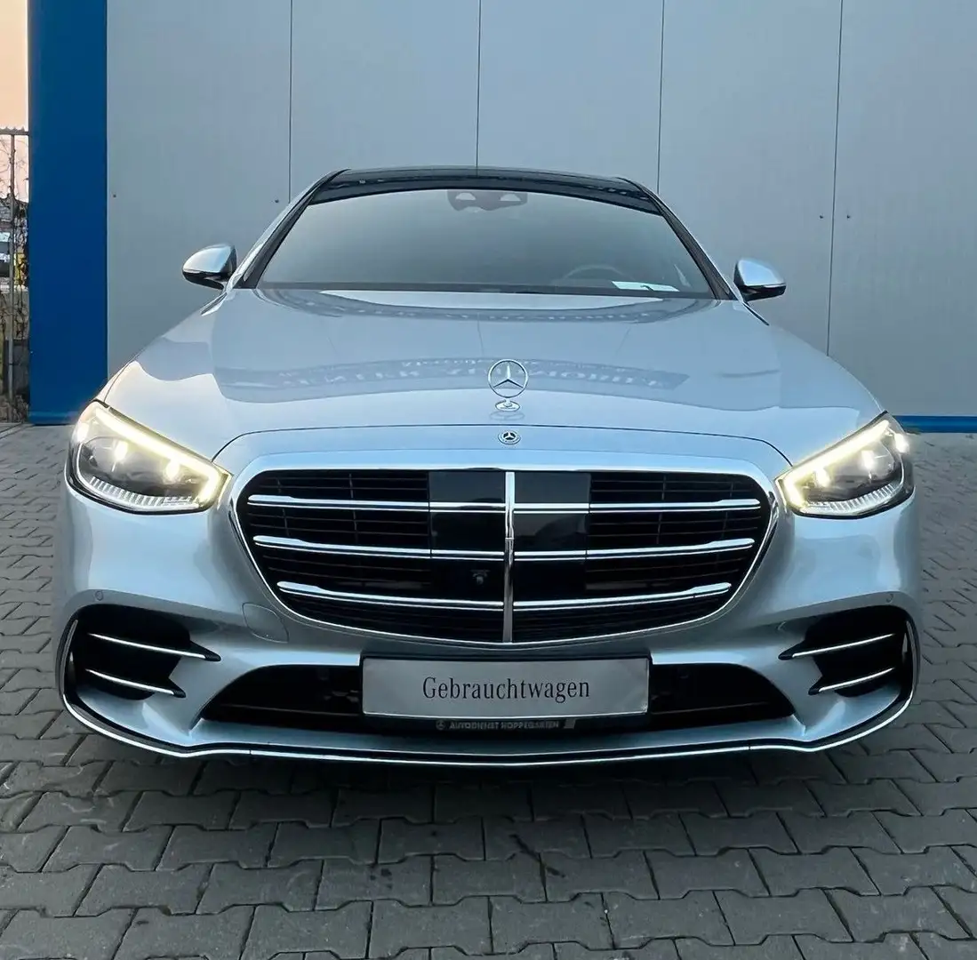Mercedes-Benz S 350 S350d 4M AMG-LINE PANO MULTIBEAM 360°KAM KEYLESS Silber - 2