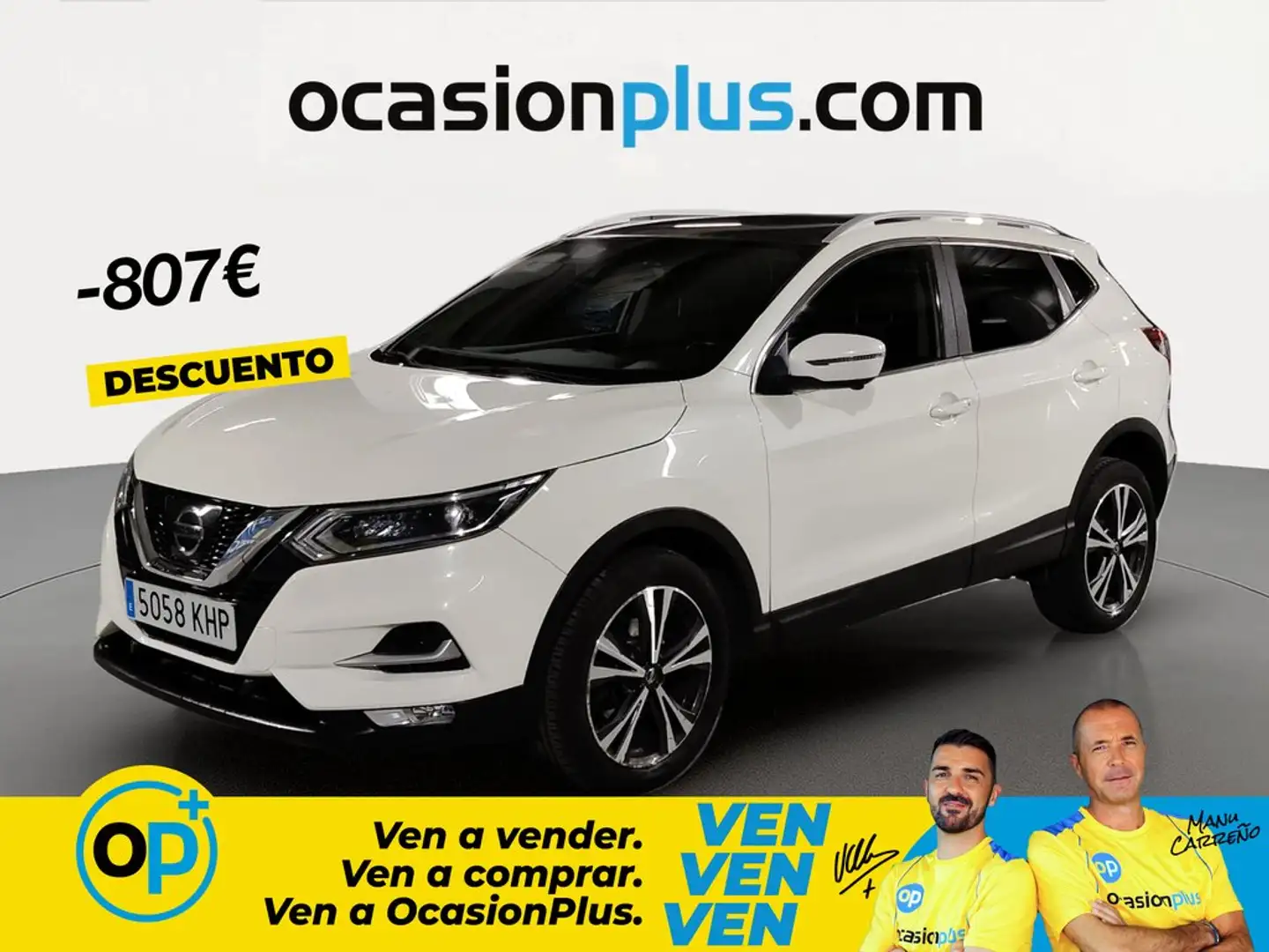 Nissan Qashqai 1.2 DIG-T N-Connecta 4x2 XTronic Blanco - 1