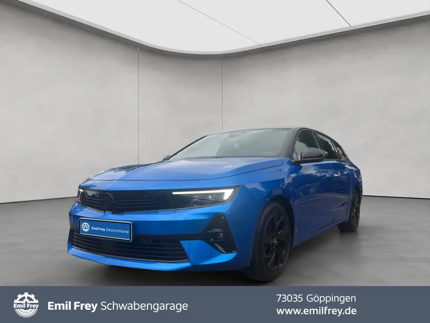 Opel Astra Sports Tourer 1.2 Turbo Automatik GS Blauw - 1