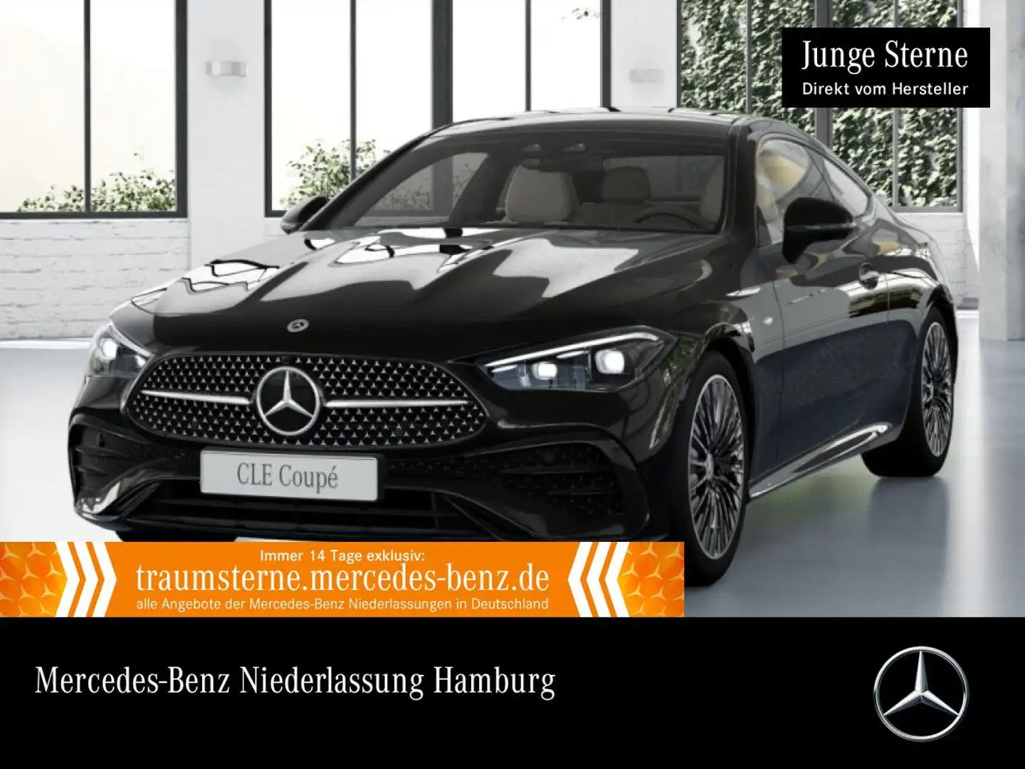 Mercedes-Benz CLE 300 e AMG+NIGHT+PANO+360+BURMESTER+KEYLESS+9G Černá - 1
