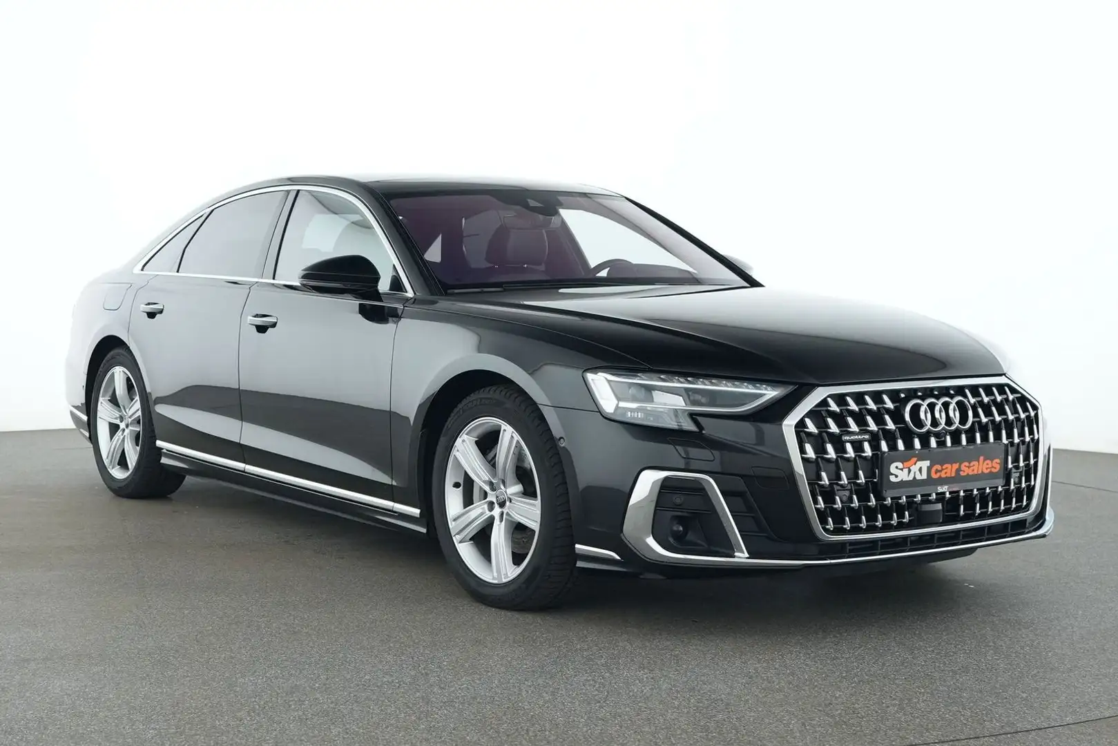 Audi A8 50 TDI qu. AsPak+|Pano|B&O|HUD|360°|Standhzg Чорний - 1
