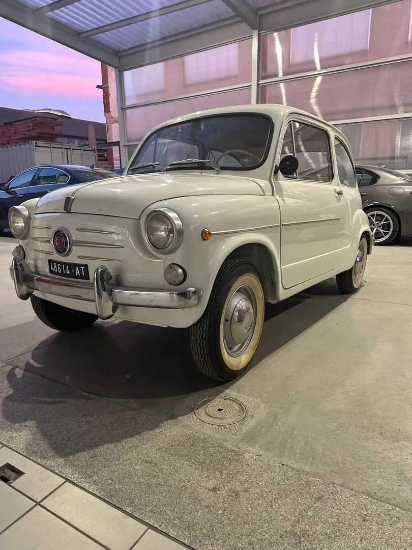 Fiat 600 esclusiv Blanc - 1
