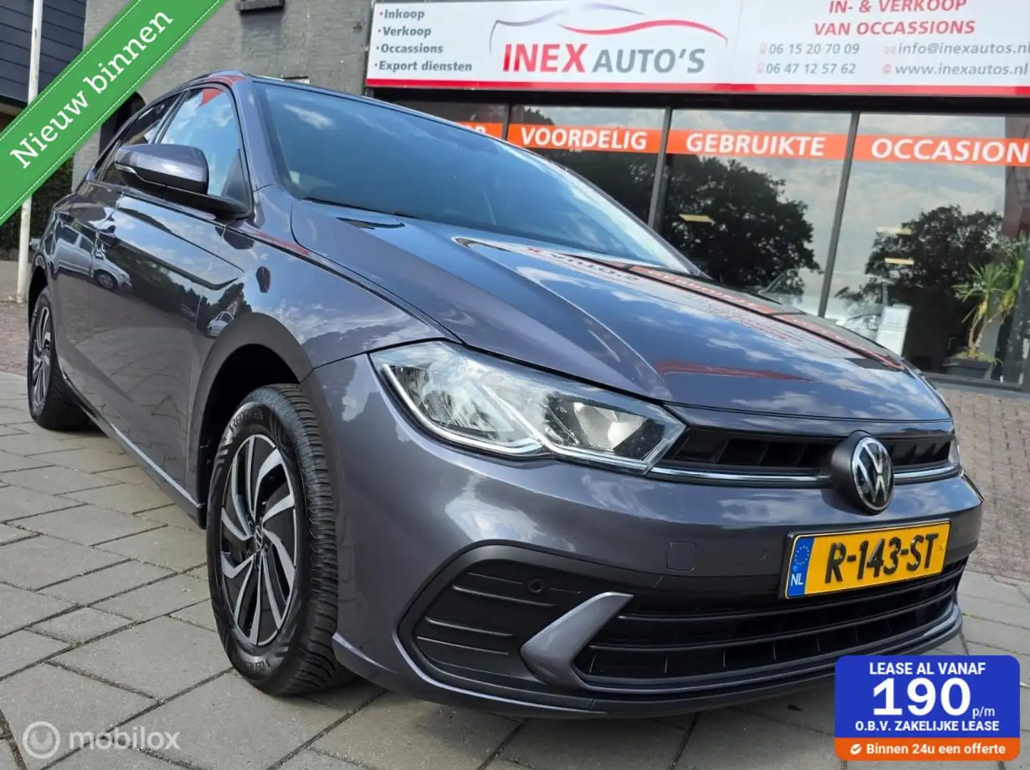 Volkswagen Polo 1.0 TSI Life Business Virtual LED Carplay Grijs - 1
