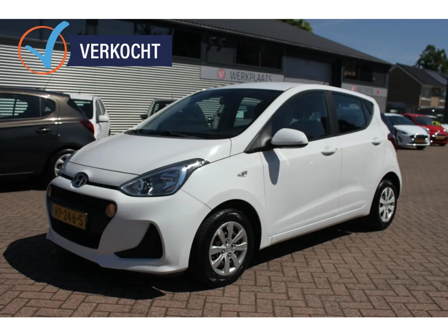 Hyundai i10 1.0i Comfort, airco, cruise control. Blanc - 1