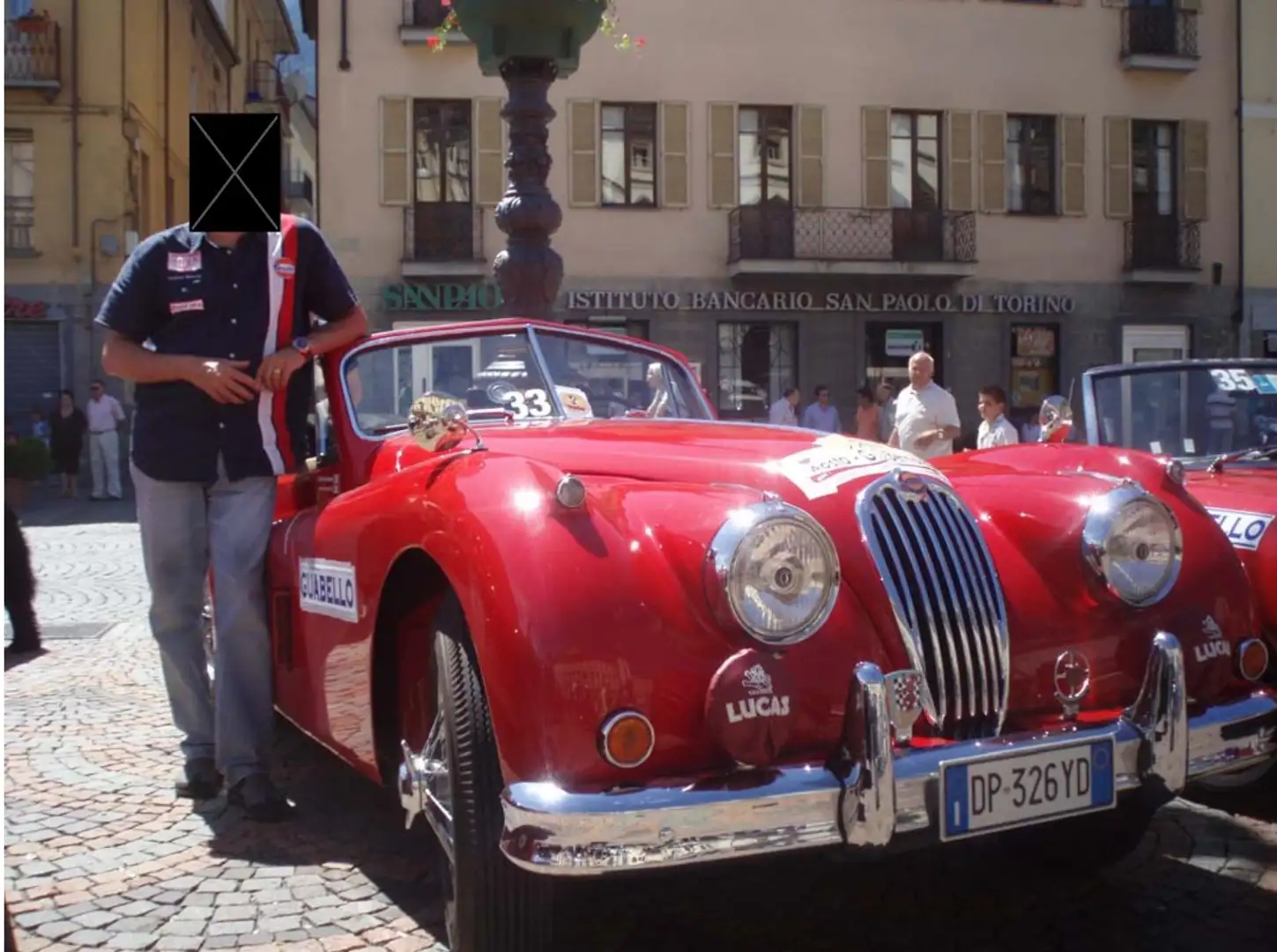 Jaguar XK XK140 SE DHC (C-Type engine, Overdrive) Roşu - 1