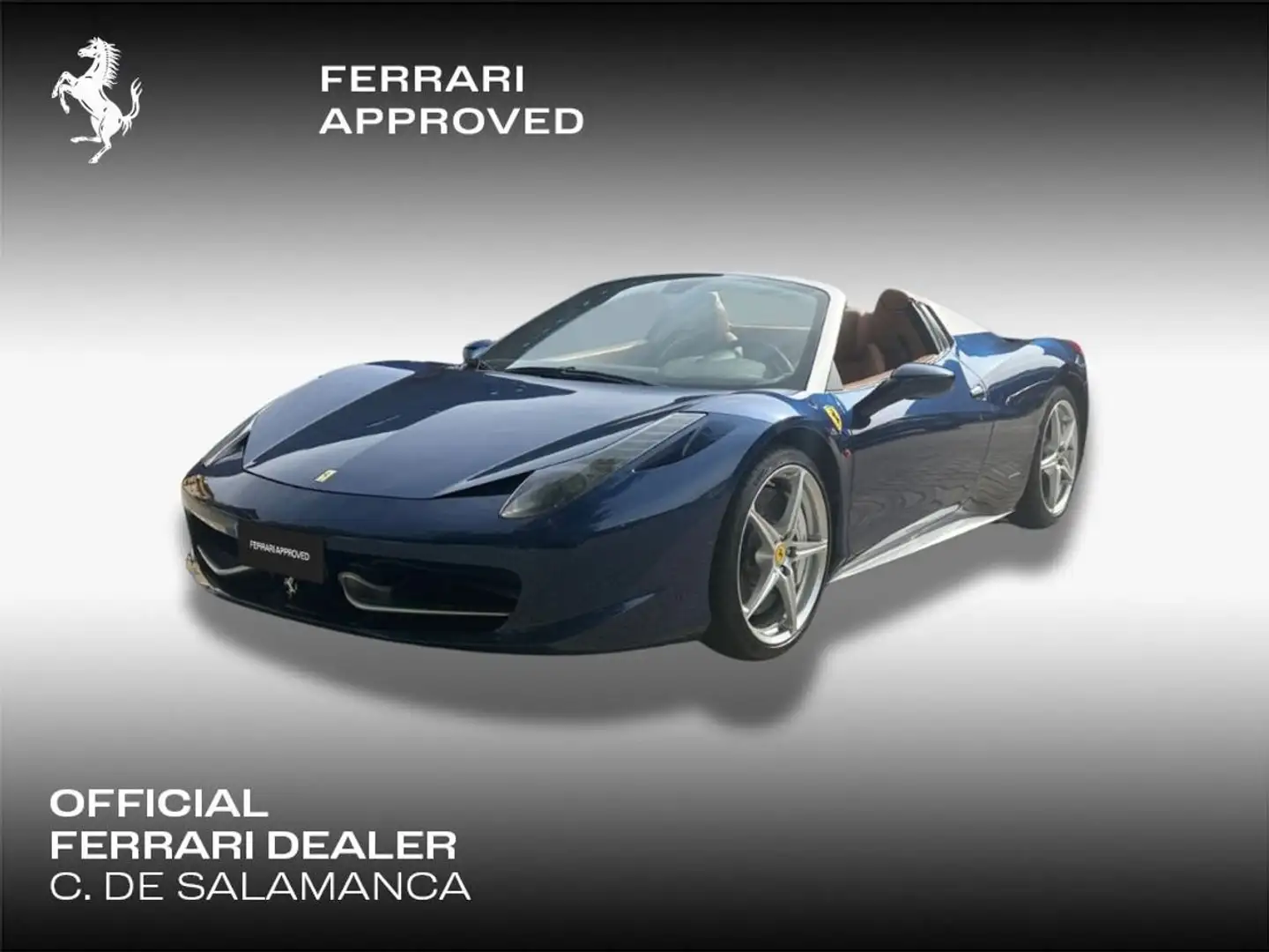 Ferrari 458 Spider Bleu - 1